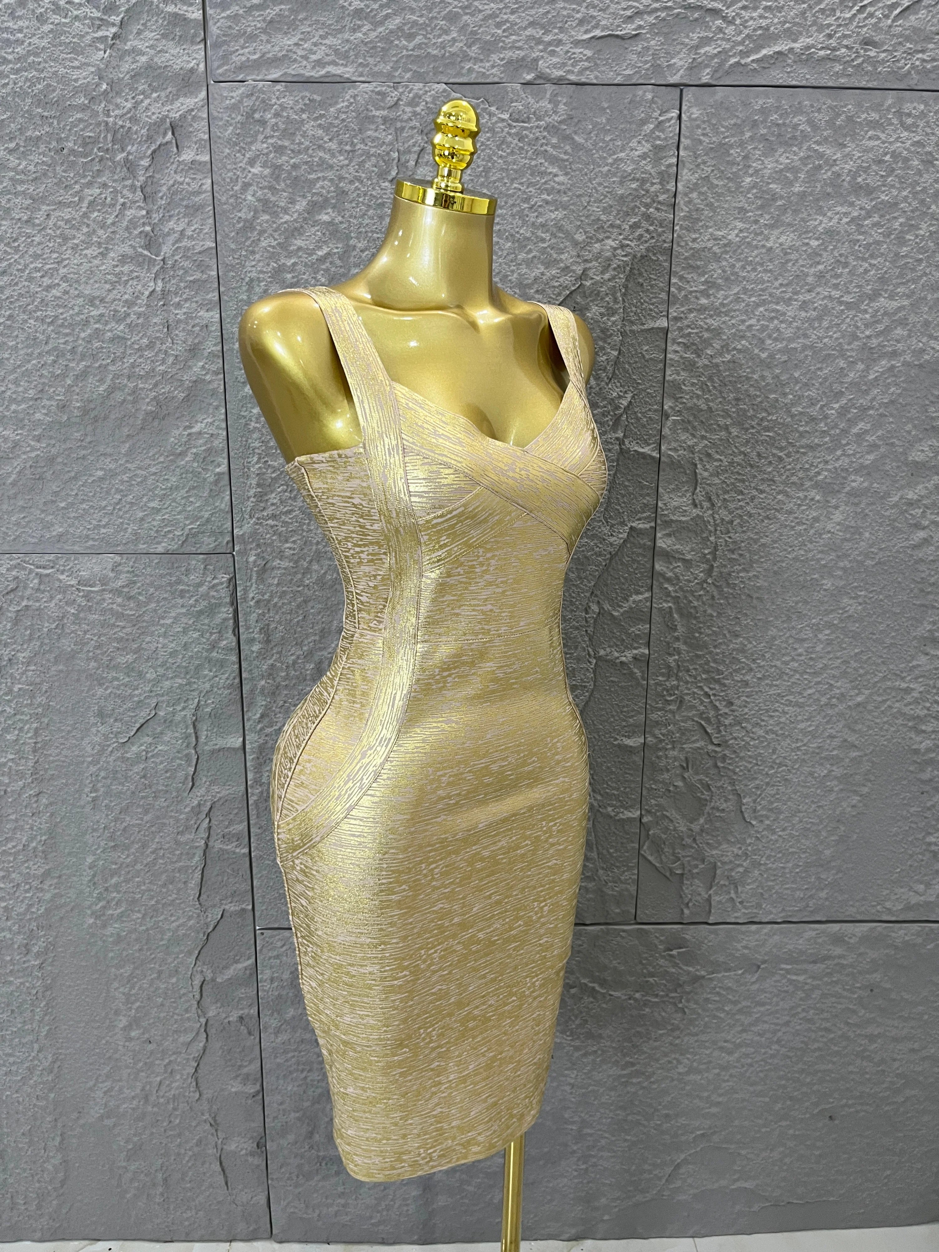 Elegant Sweetheart Neck Bandage Dress Crisscross Bust Slim Fit Midi Evening Banquet Formal Dinner Wedding Guest Cocktail Outfit