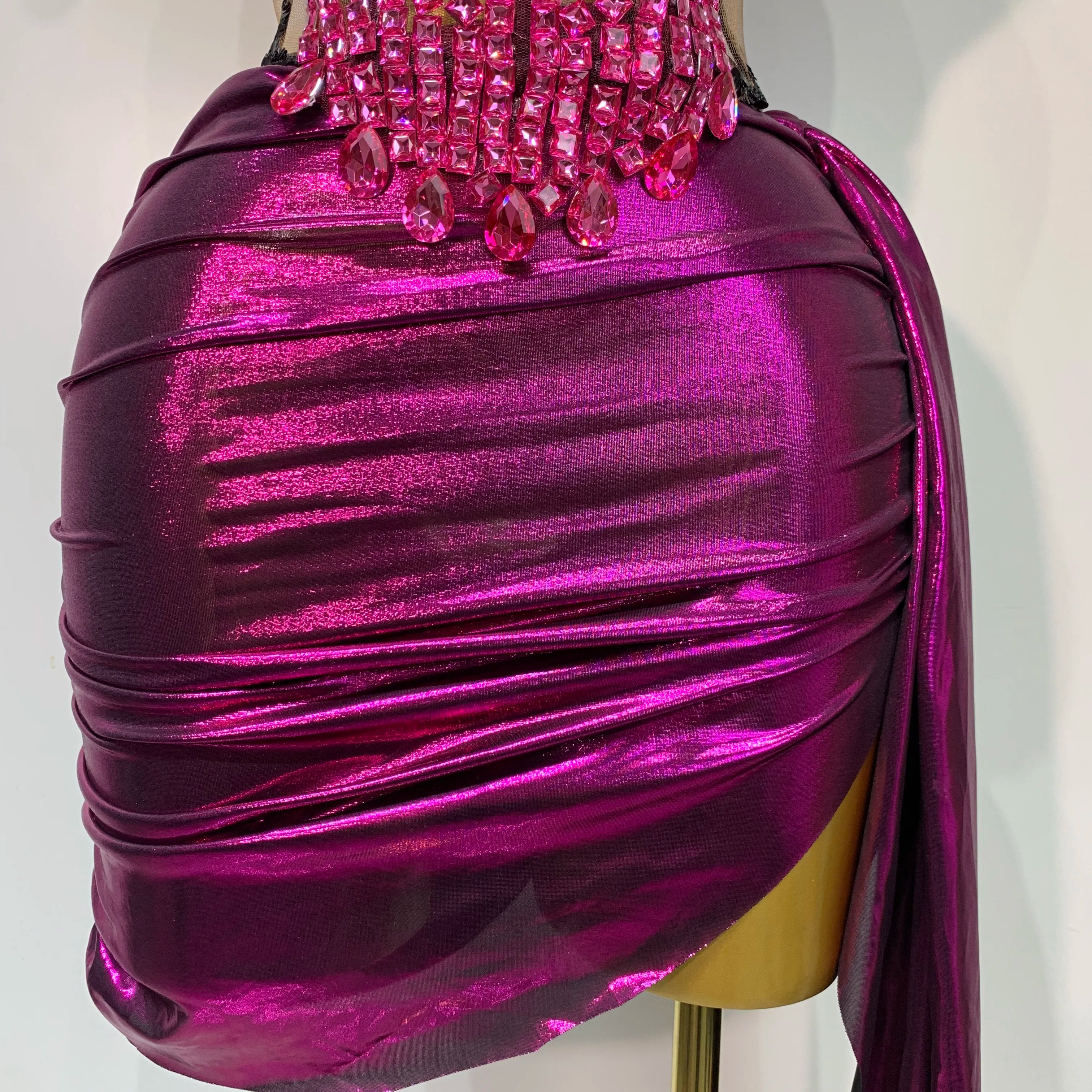 Luxury Birthday Party Celebration Dress Singer Dancer Stage Perform Clothing Drag Queen Costume Evening Party Nightclub Outfit