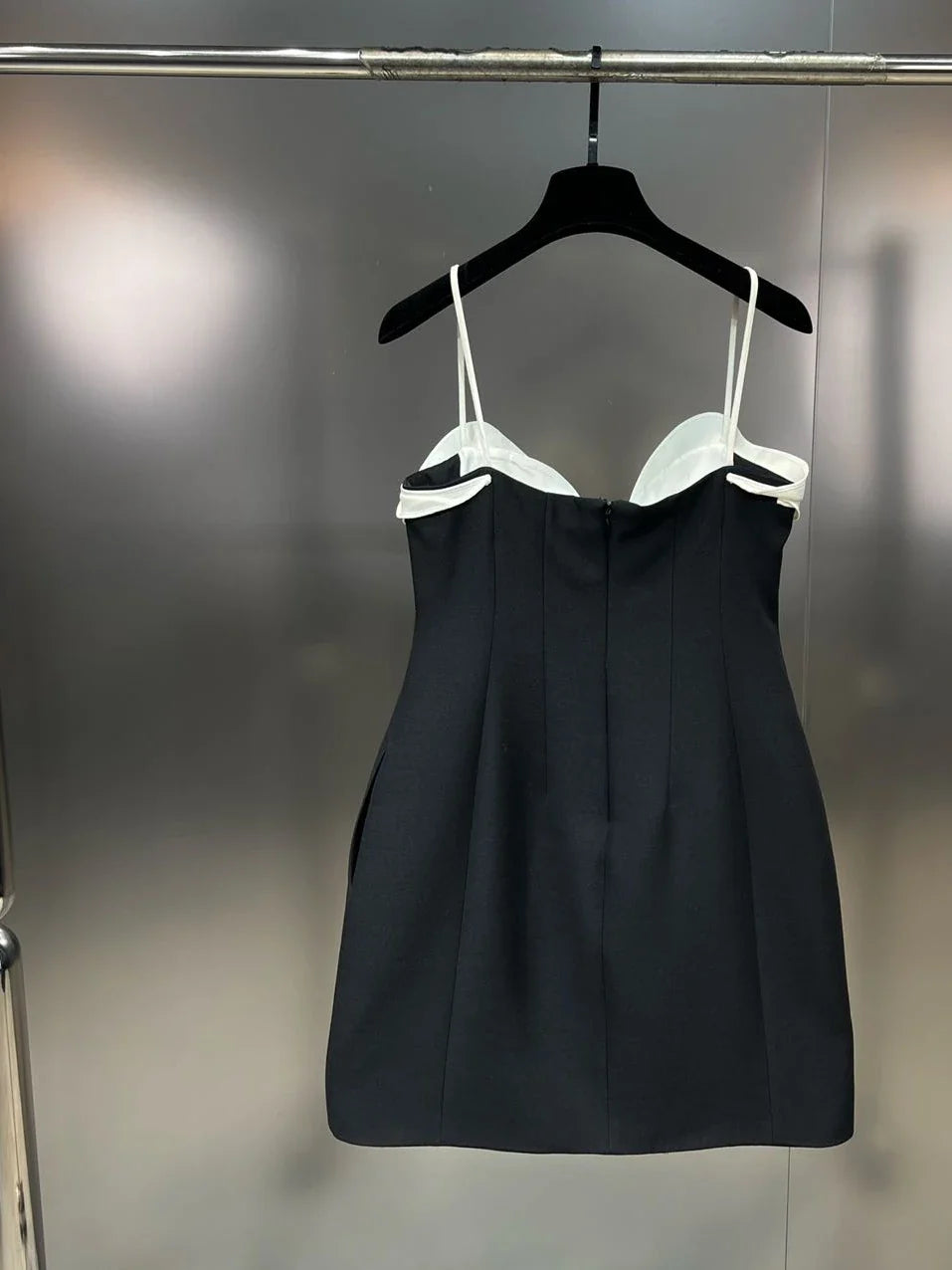 PREPOMP Spring Sleeveless Petals Appliques Design Contrast Color Slim Waist Short Dress Women GM986