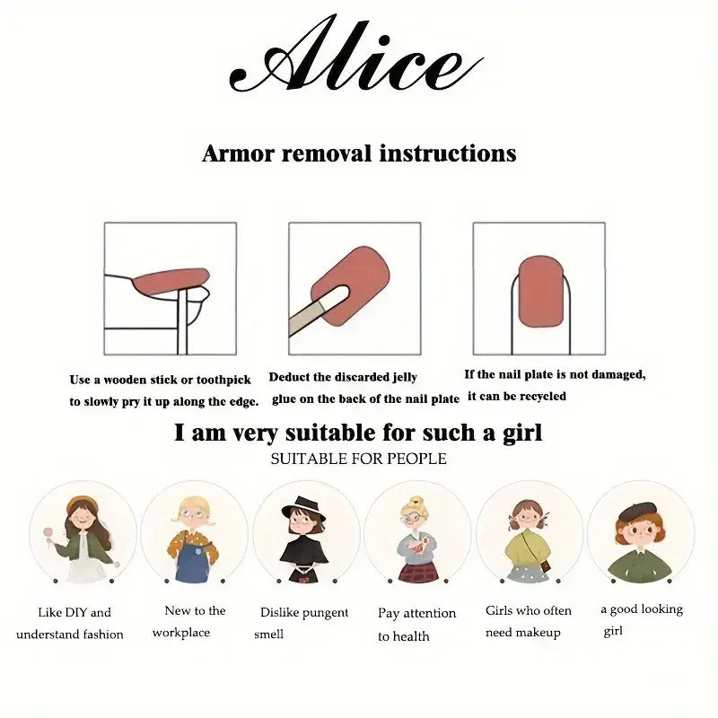 24PCS Shiny Pearl Wearable False Nails Short Square Fake Nail Simple Press on Nails Detachable Full Cover Nail Tips With Glue