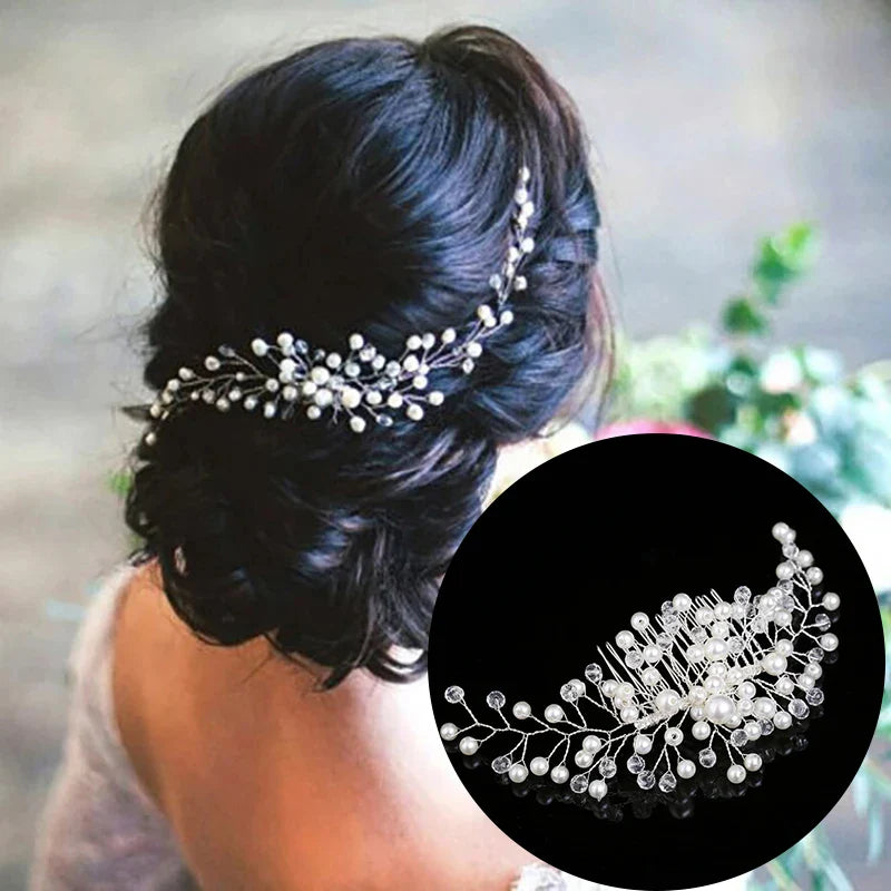 Simulate Pearl Hairpins Hairstyles Wedding Bridal Hair Pins Hair Jewelry Accessories Hairwear Girls Hair Clips for Women 1PC 2