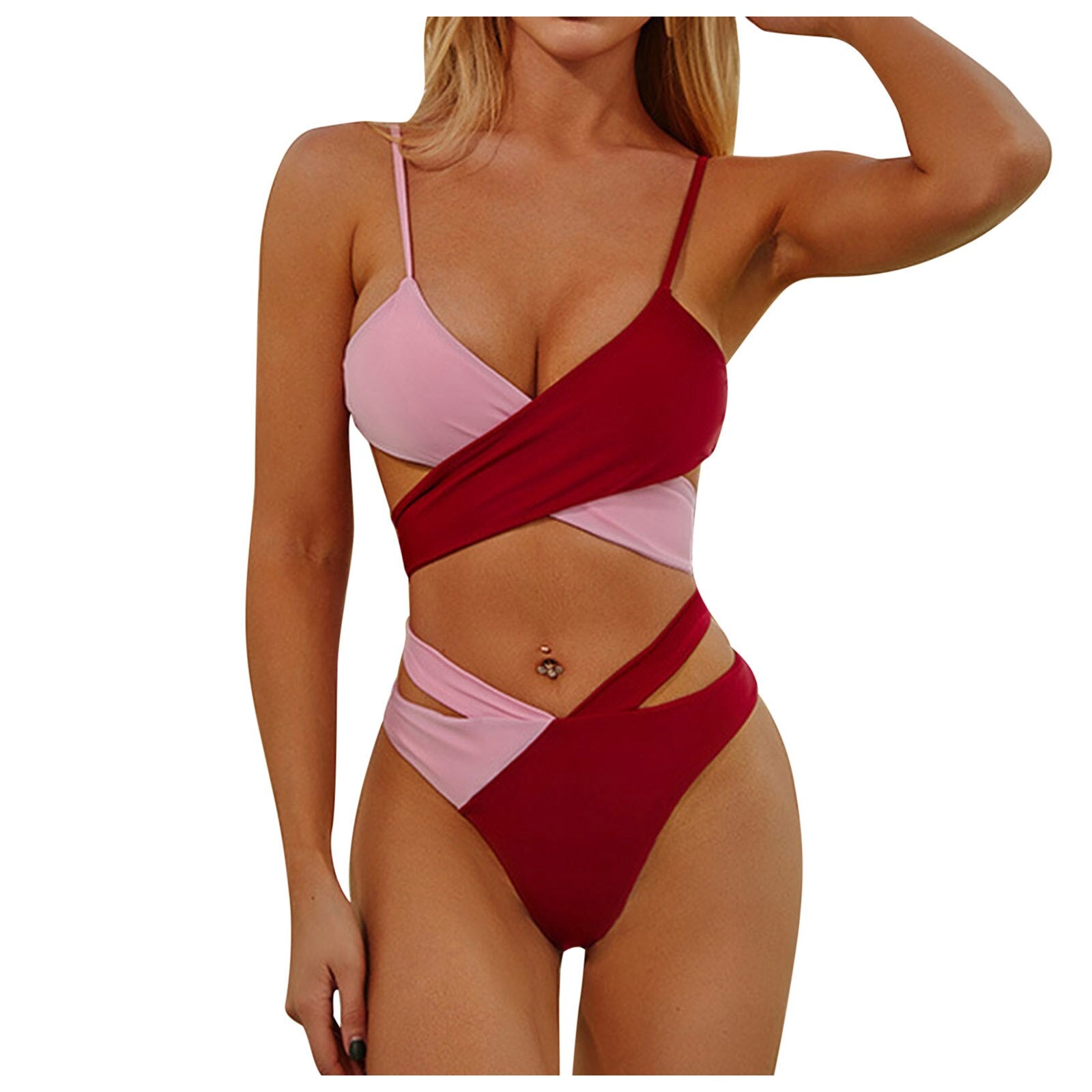 Swimwear Set Bikini Swimsuit Suit Padded Bathing