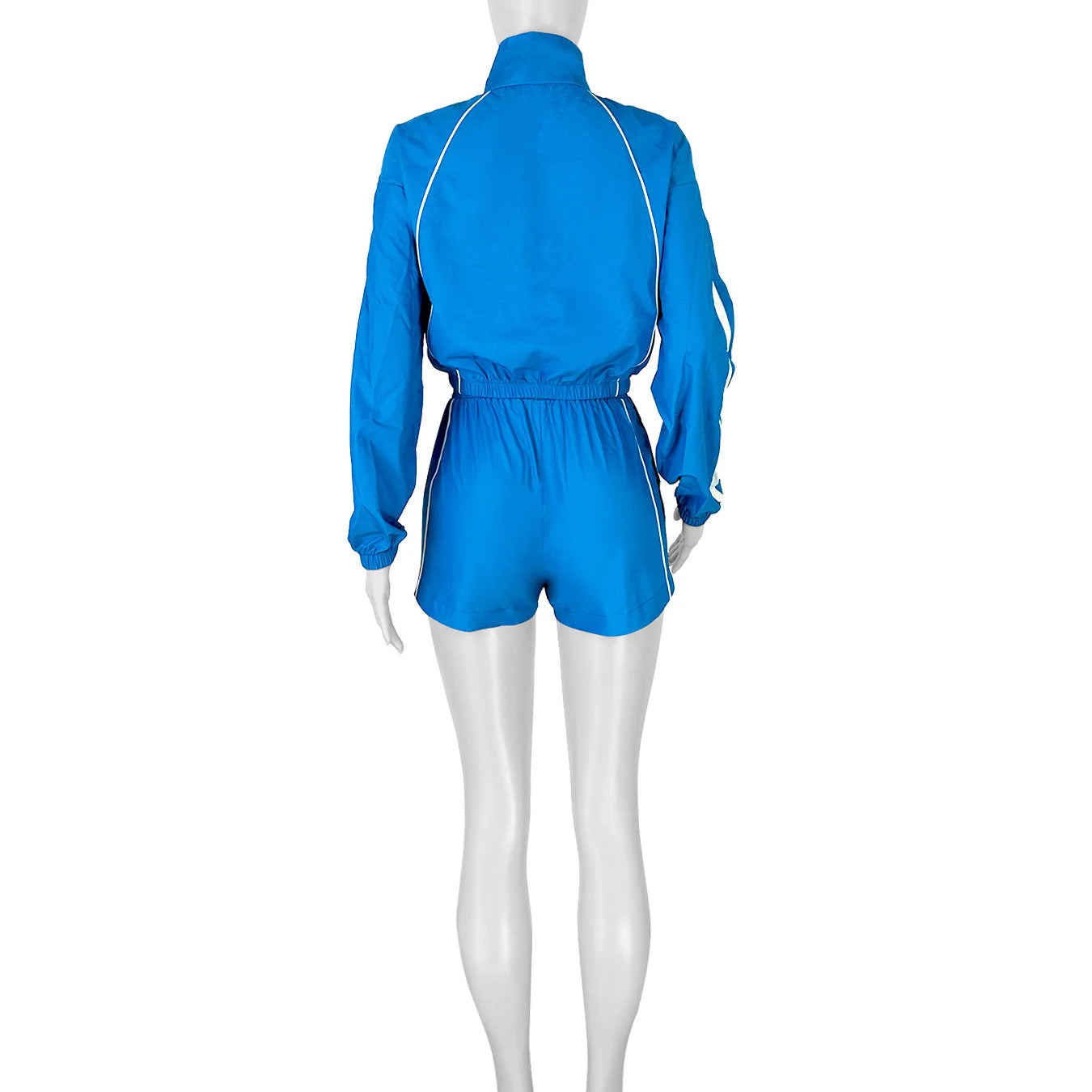 Women's Set Long Sleeve Jacket + Shorts Suit 2025 Summer Streetwear Active Slim Sporty Two 2 Piece Set Outfit Tracksuit