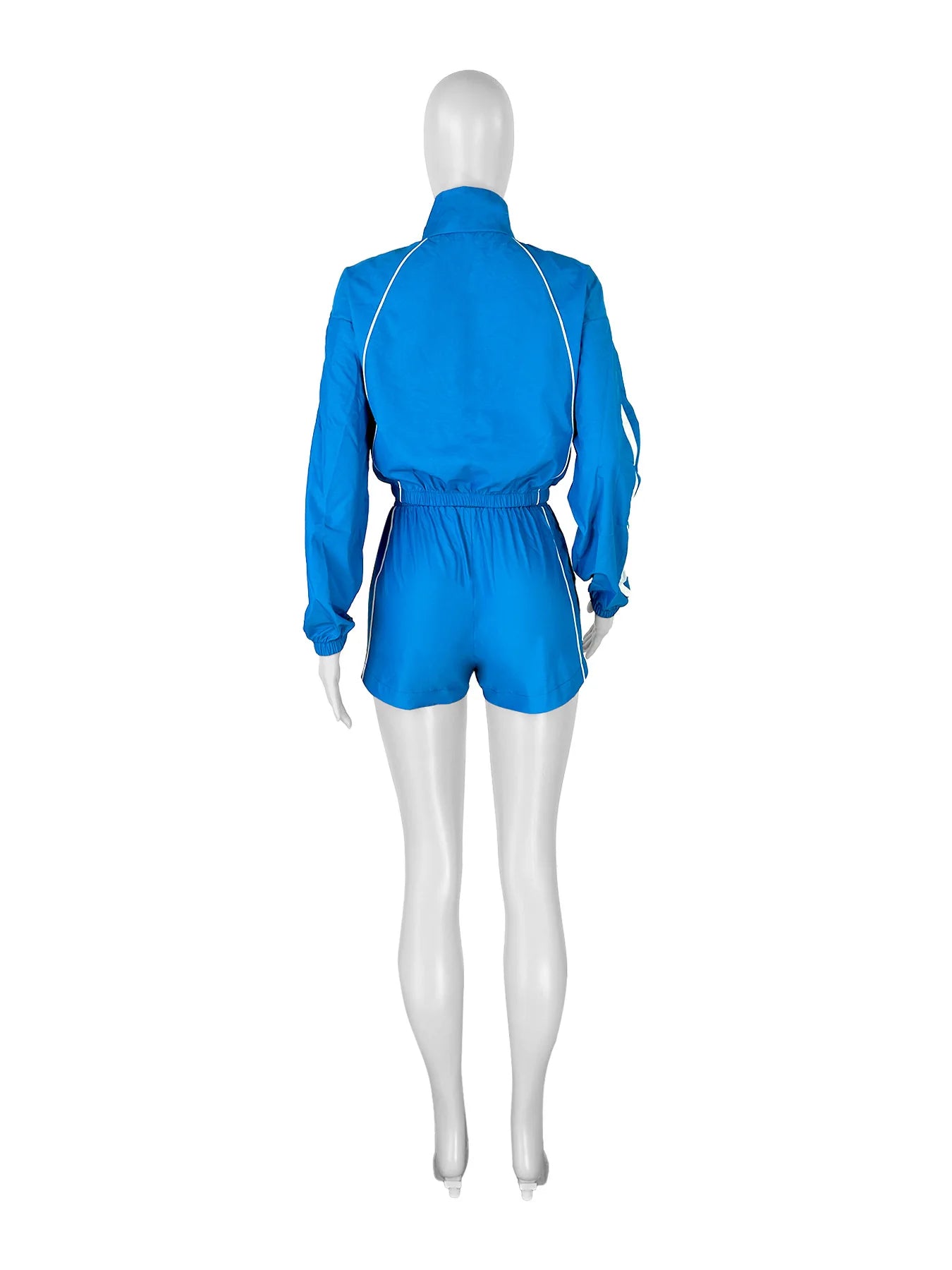 Women's Set Long Sleeve Jacket + Shorts Suit 2025 Summer Streetwear Active Slim Sporty Two 2 Piece Set Outfit Tracksuit