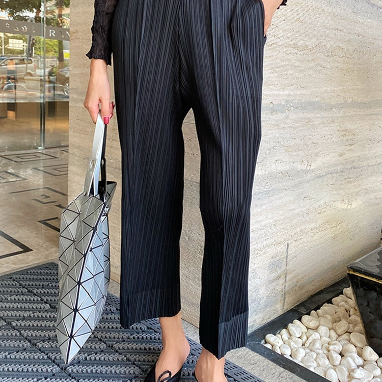 Sets Women Pleated Two Piece Set Fall Winter New Loose Casual Suit Lace Fashion Long Dress Top Pencil Pant Clothes