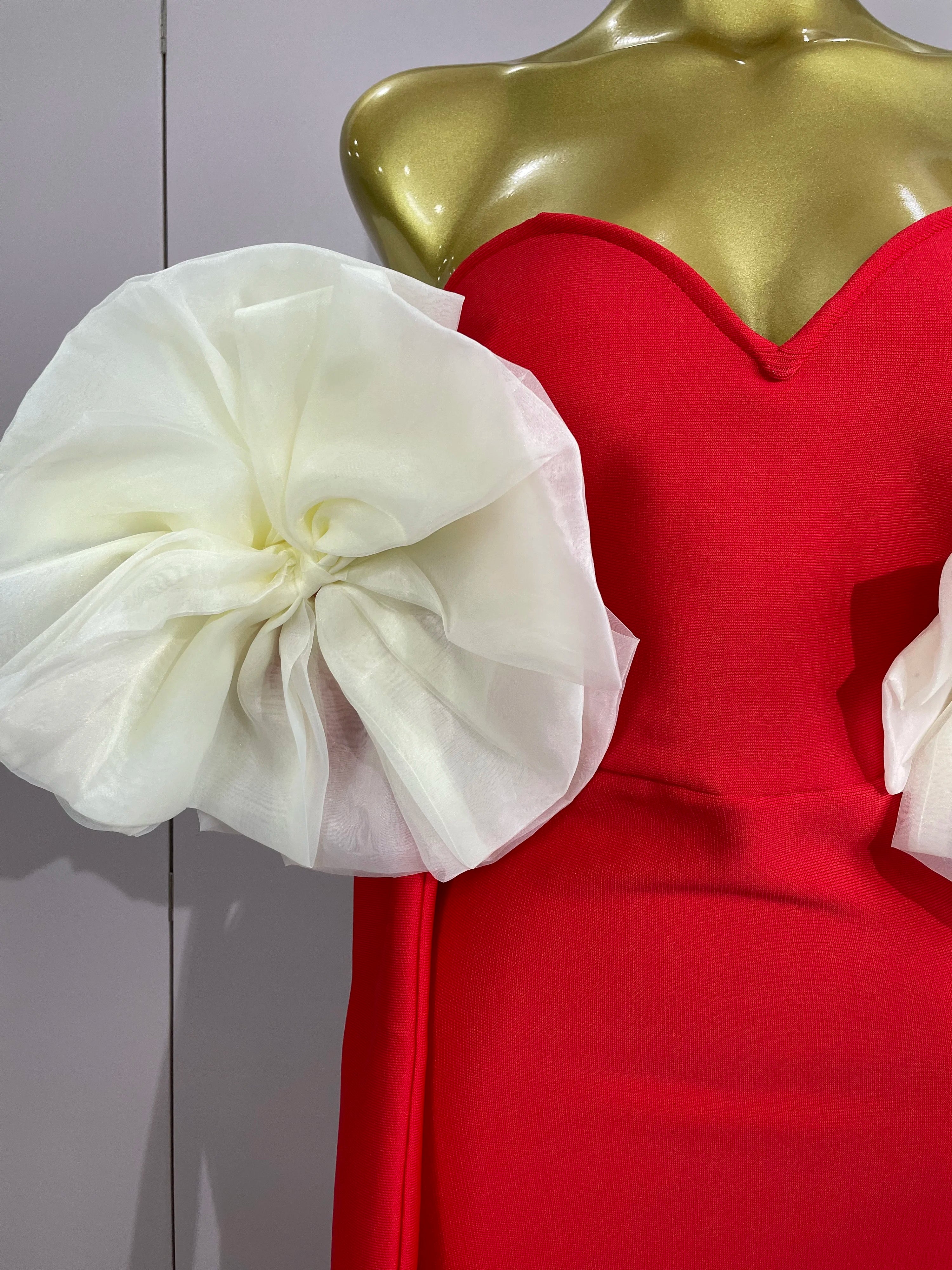 2025 New Women Sexy Off Shoulder Red Bodycon Bandage Dress Long Sleeved Celebrity Elegant Backless Dress Luxury Birthday Dresses