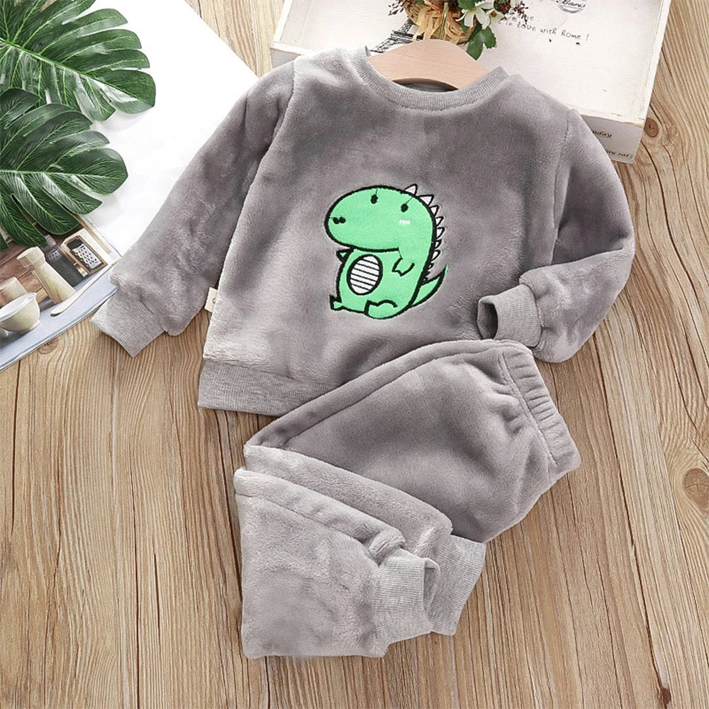 Spring and Autumn Girls Long Sleeve Hoodie Bell Bottoms Two-piece Childrens Fashion Small Casual Sports Suit AZ4232M