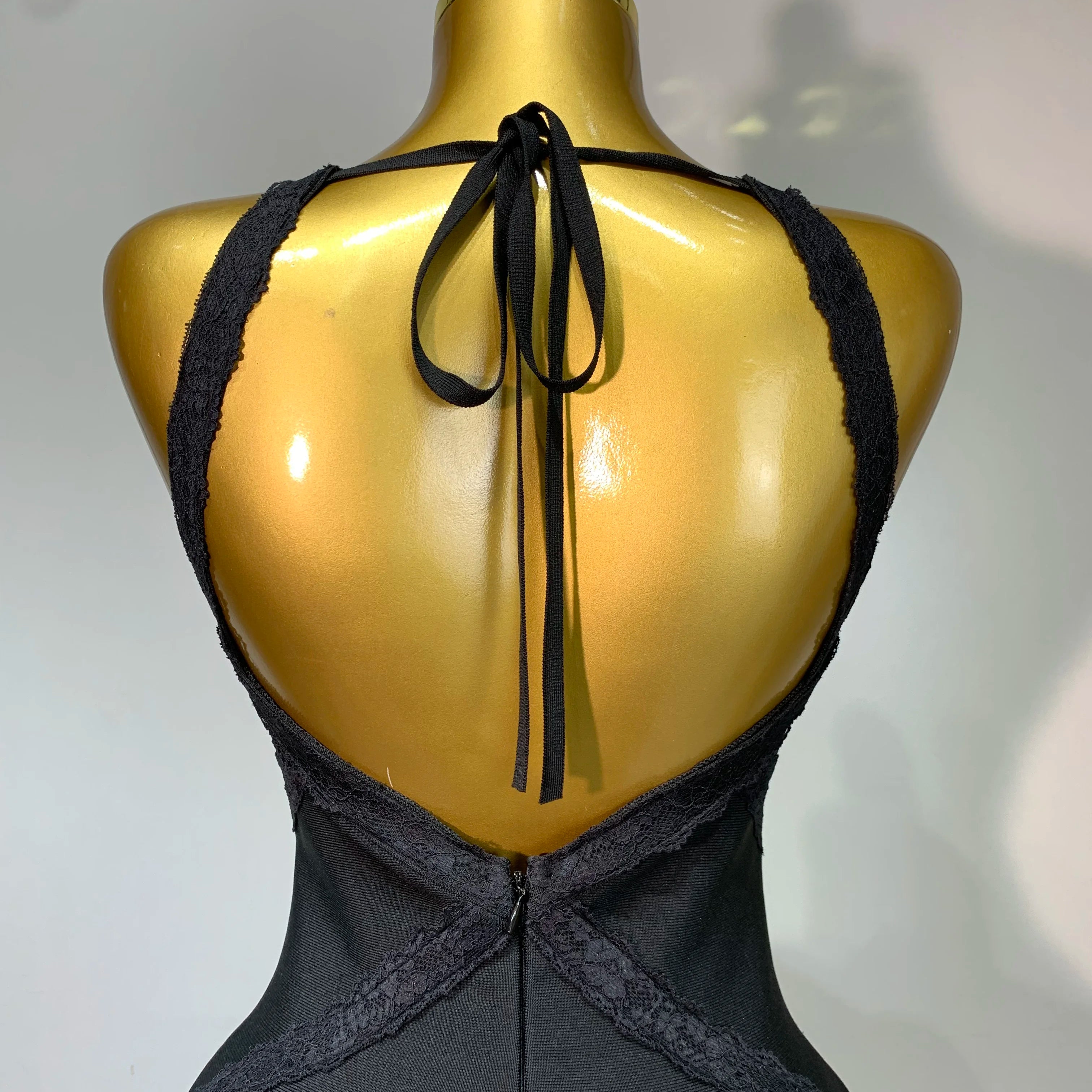 Sexy V Neck Black Lace Prom Dress Sleeveless Evening Party Gown Celebrity Elegant Luxury Birthday Club Dresses