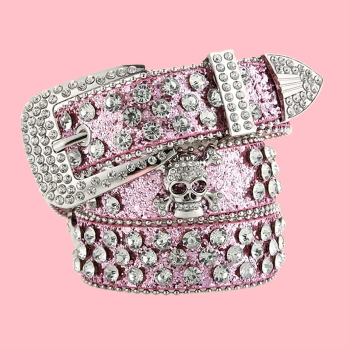 Rhinestone Decor Belt