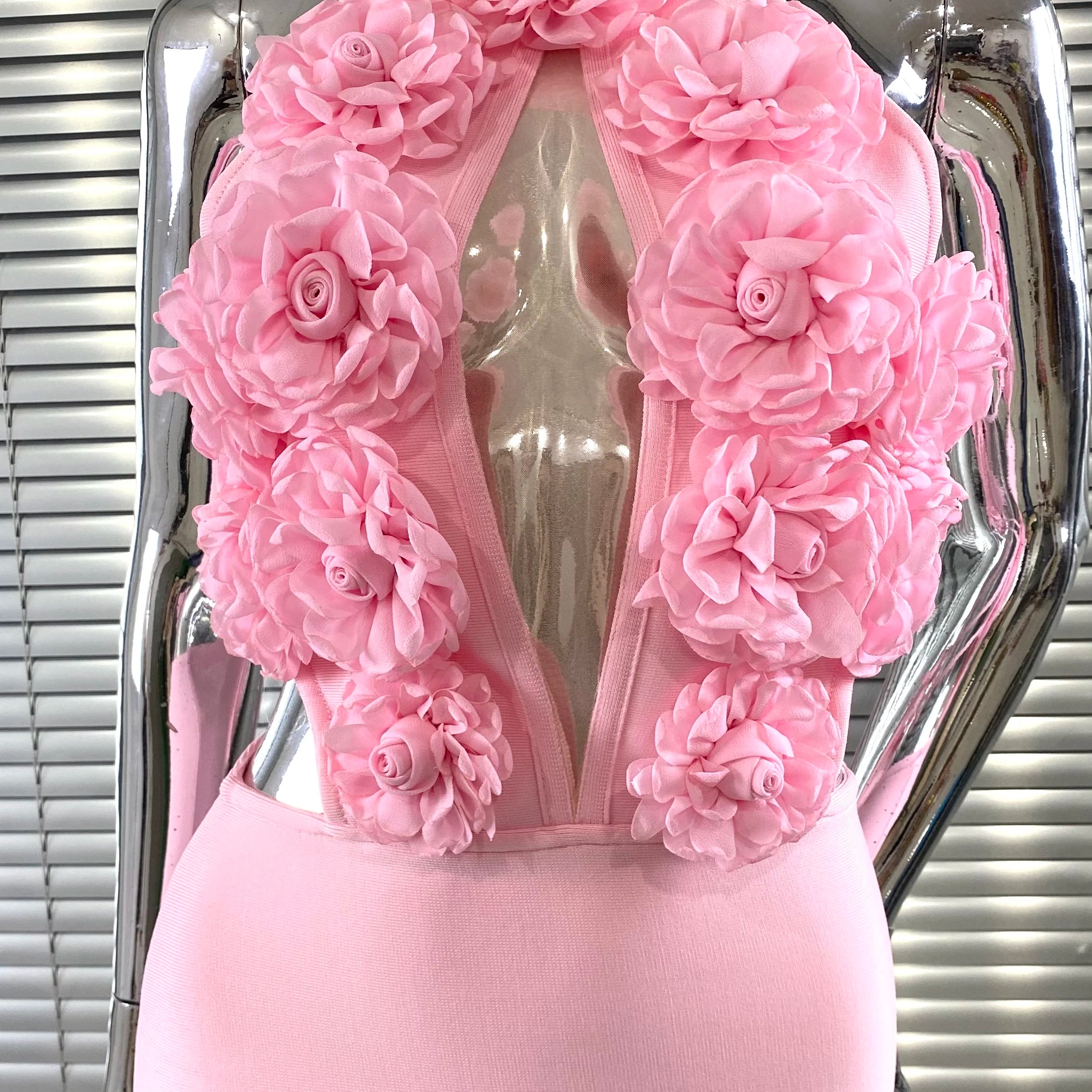 New Summer Sexy Halter Sleeveless Package Hips Ankle Lenght Bandage Dress Graceful Woman Party Dress Cocktail Party Vestido