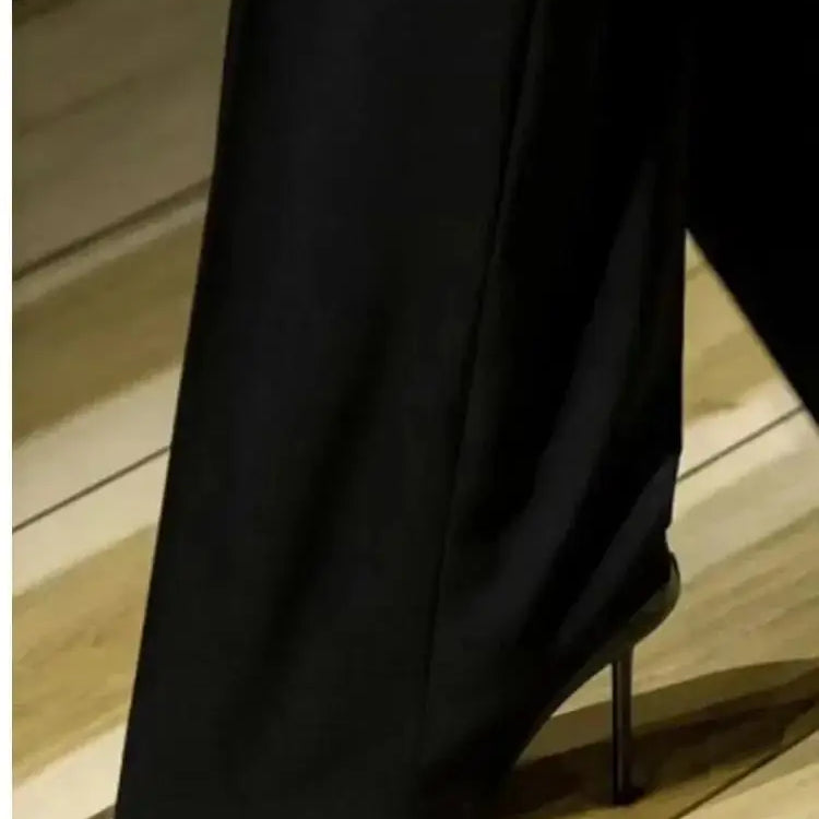 2025 Runway Women's Knee High Boots Fashion Walk Show Style Slim Heel Women Shoes Red High Heels British Style Botas De Mujer black cloth