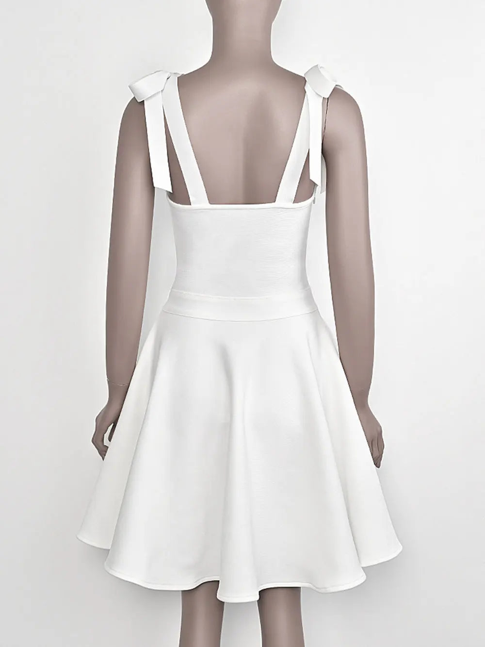 2025 Spring Sexy Women's Puff Bandage Dress Spaghetti Strap Lace Design Sleeveless A-line Mini Dresses Evening Party Vestidos