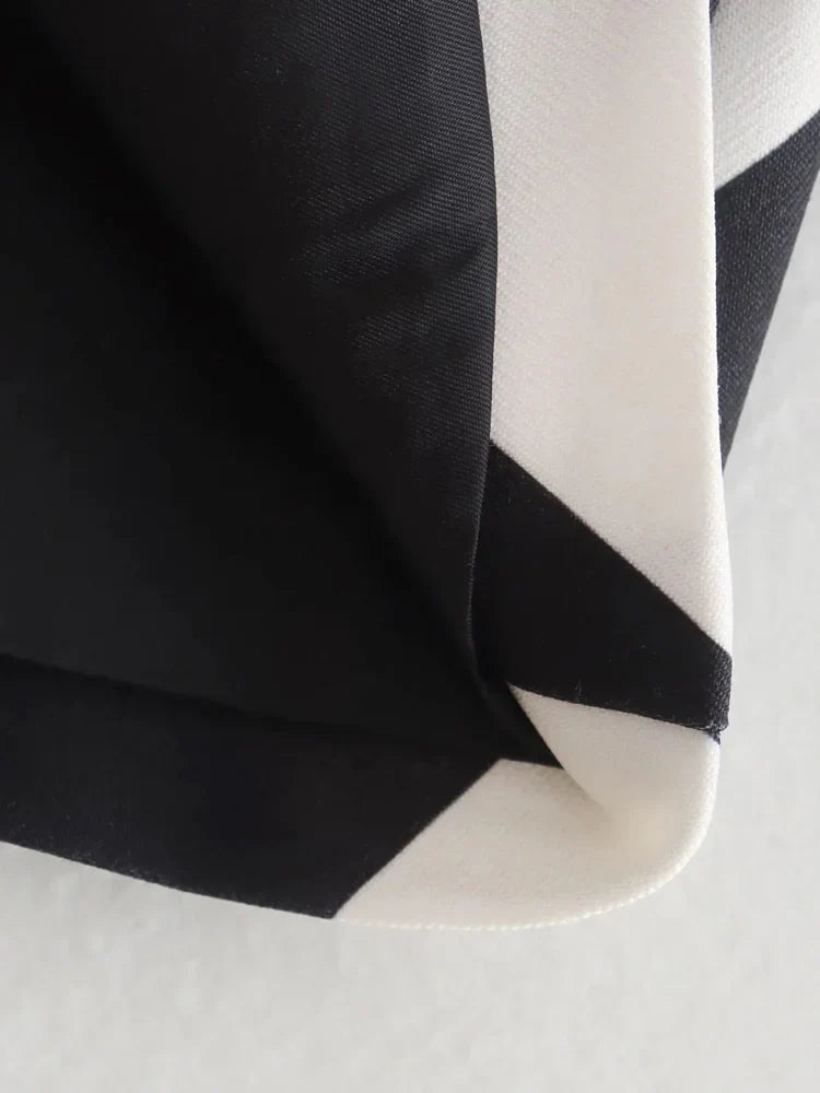 TRAF Stripes Short Skirt Women 2022 Fashion Office Lady High-waisted Mini Skirt Woman Summer Clothing Elegant Female Skirts Set