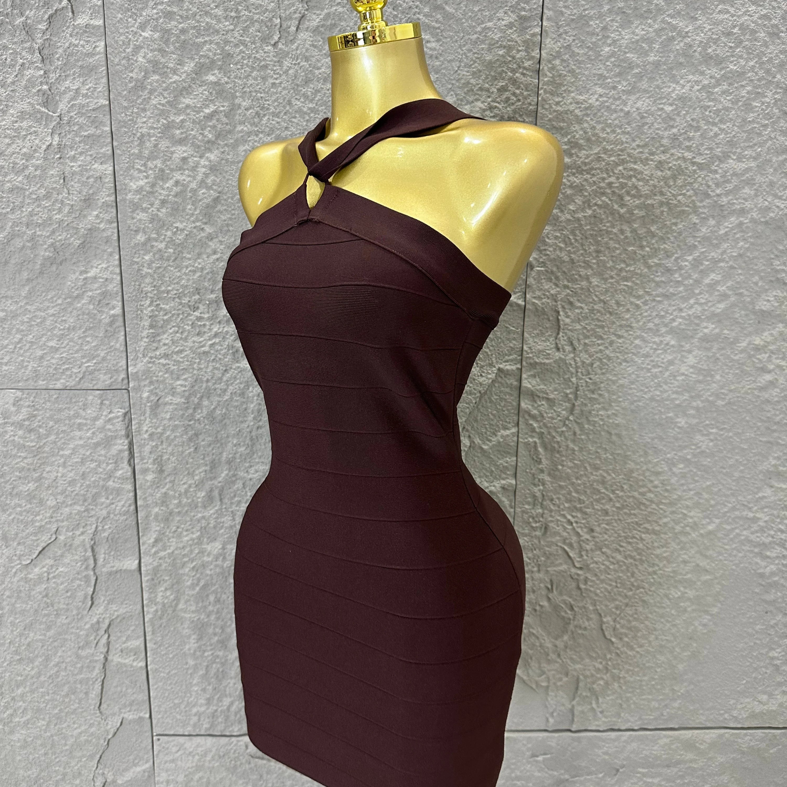 Sexy Deep V Red 3D Flower Applique Dress Slim Fit Bodycon Bandage Night Out Wedding Guest Club Cocktail Evening Party Outfit
