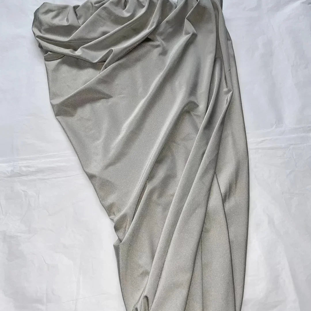 2024SS Summer Luxury New Women Slit Chic Casual Midi Skirt for Ladies 2 Color Gdnz 3.13