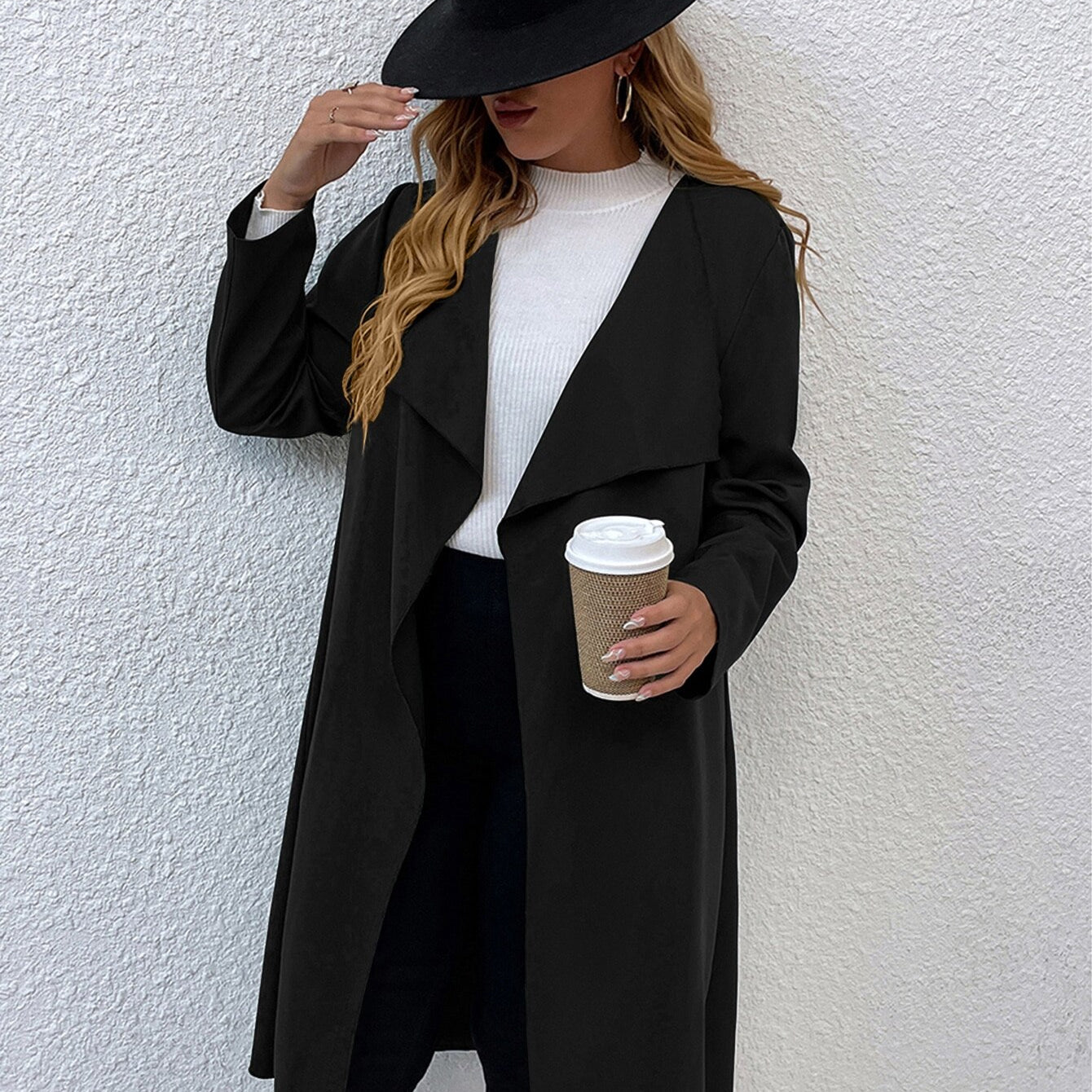 Women Autumn Jacket Large Plus Size 4XL Trench Coats Winter 2022 Solid Clothing Turn-down Collar Elegant Office Ladies Windbreak Gray