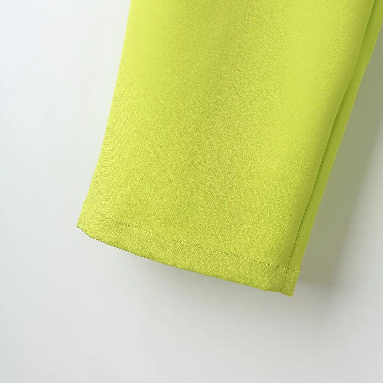 Women's Clothes Casual Green High Waist Loose Trousers Spring and Autumn Pants 2024