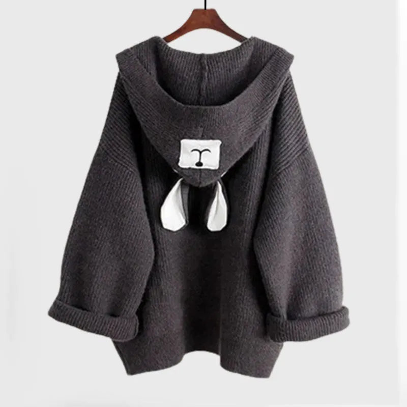 Women's 2024 Autumn New Matching Set Korean Elegant Hoodie Knitted Coat+Long Sleeve+Shark Pants Three Piece Female Clothing Suit