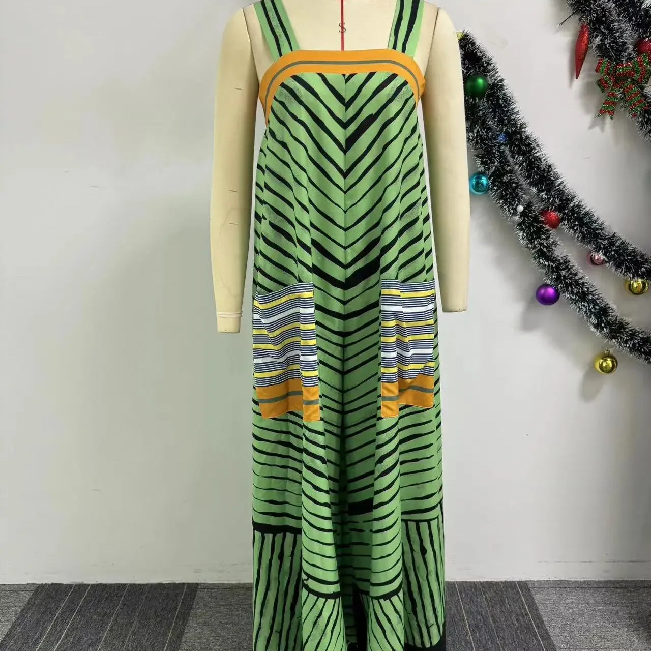 Women Striped Wide Leg Straight Strap Tank Wide Leg Haren Sleeveless Jumpsuit 2024 Street Playsuit One Piece Suit Romper