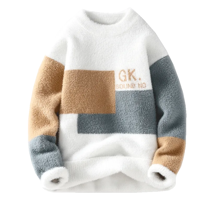 Winter Fashion Sweater Men Knitwear Thick Warm Knitted Pullover Mens Sweaters Casual Loose Male Jumpers