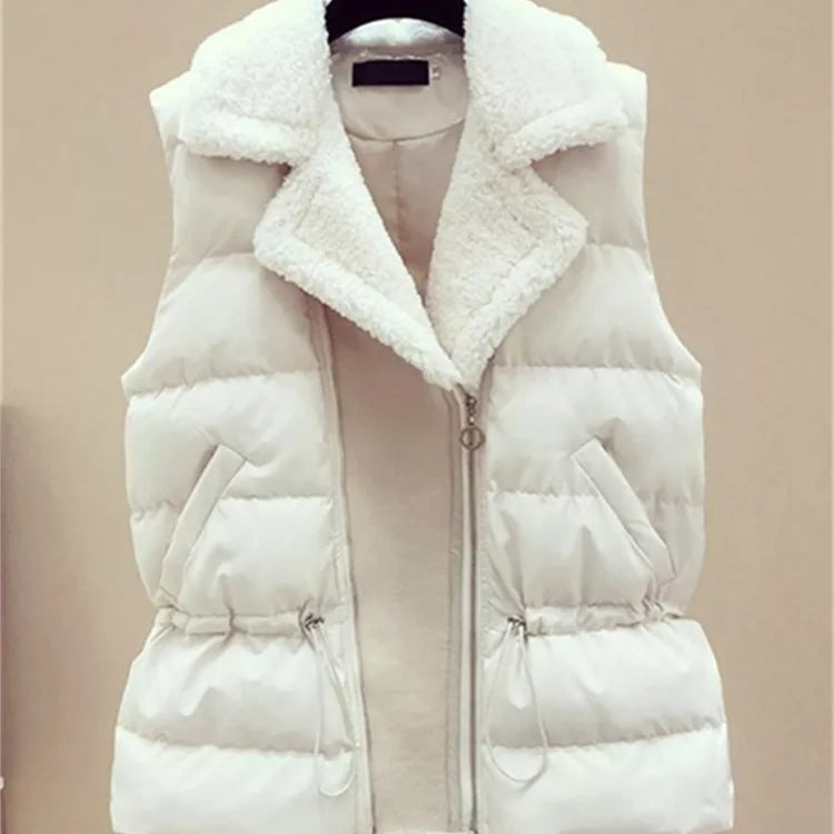 Winter New Warm Sweater 3 piece set Women Korean Fashion Sweet Heart-shaped beaded Sweater +Lamb wool vest +Pants Suits