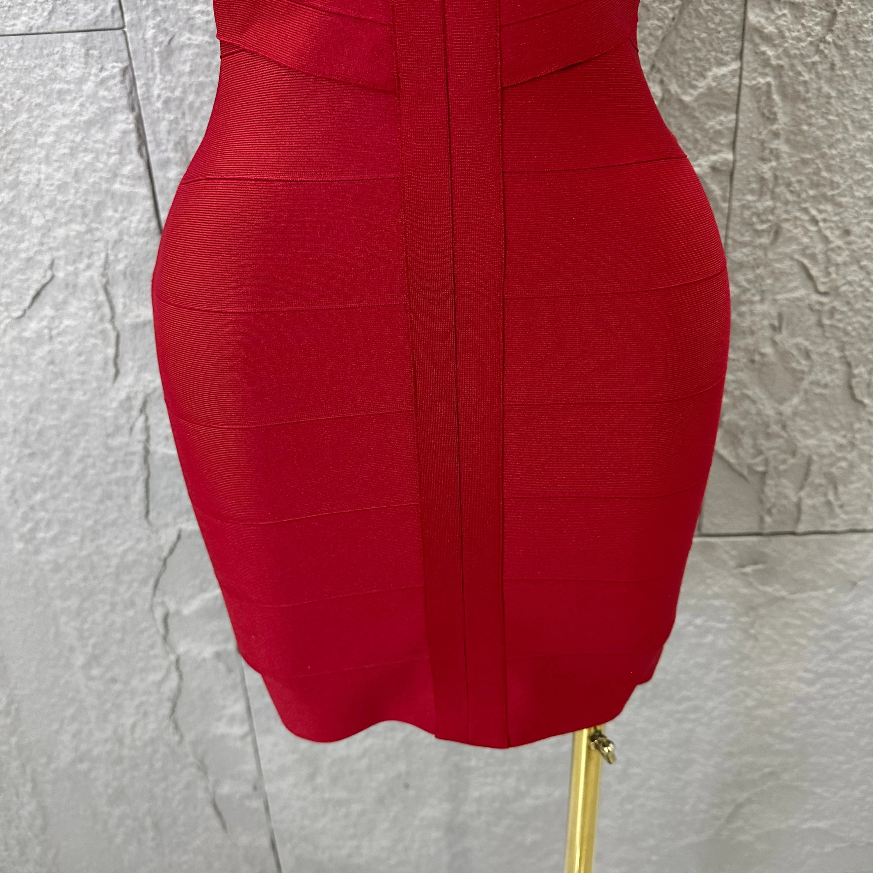 Sexy Sleeveless Keyhole Cutout Bandage Form-Fitting Outfit Evening Gala Party Fashion Celebrate Birthday Party Dress Vestido