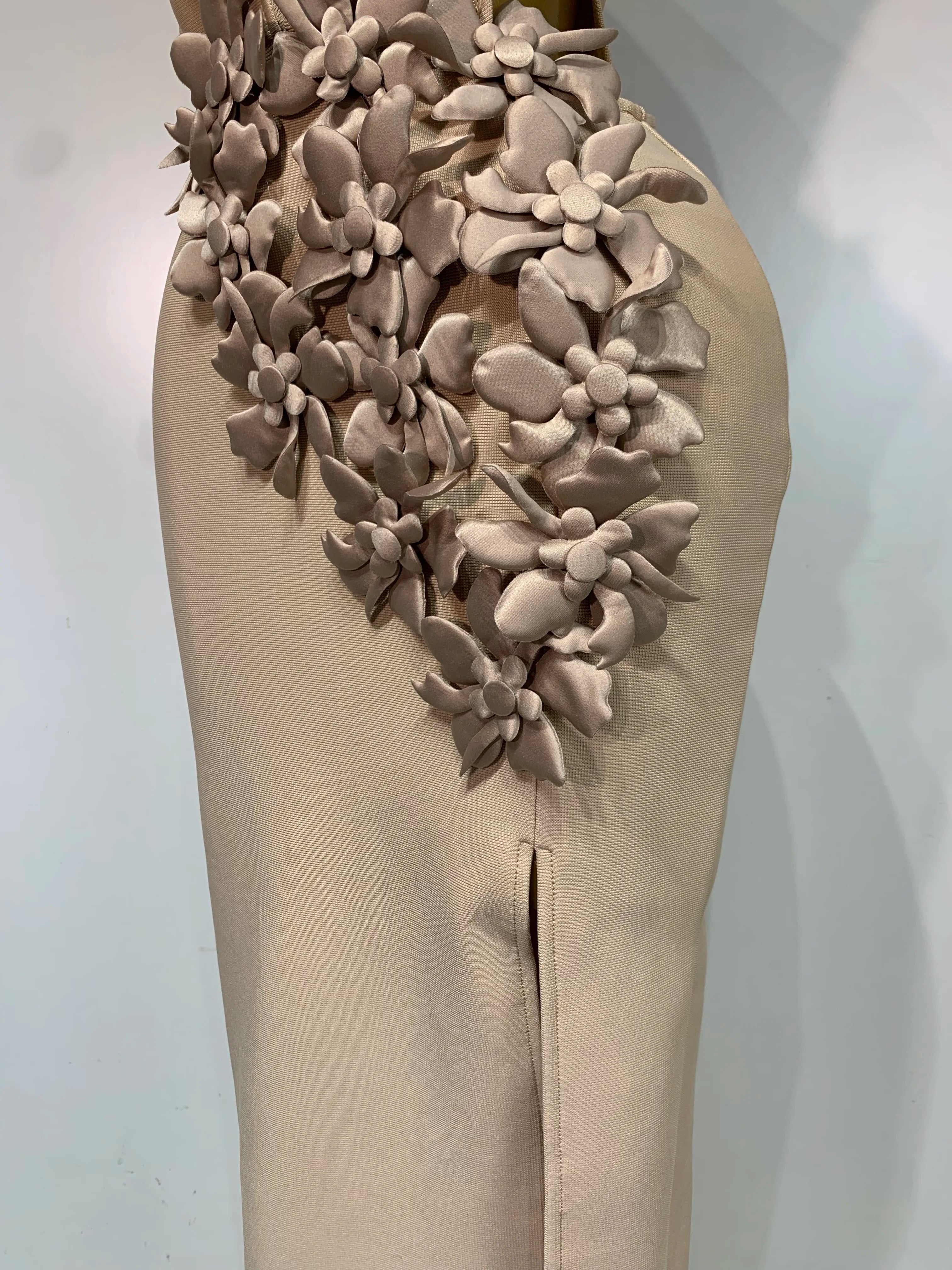 Women Sexy Sleeveless Flower Hollow Out Evening Party Bandage Dresses Red Knitted Bodycon Birthday Wedding Guest Clothing