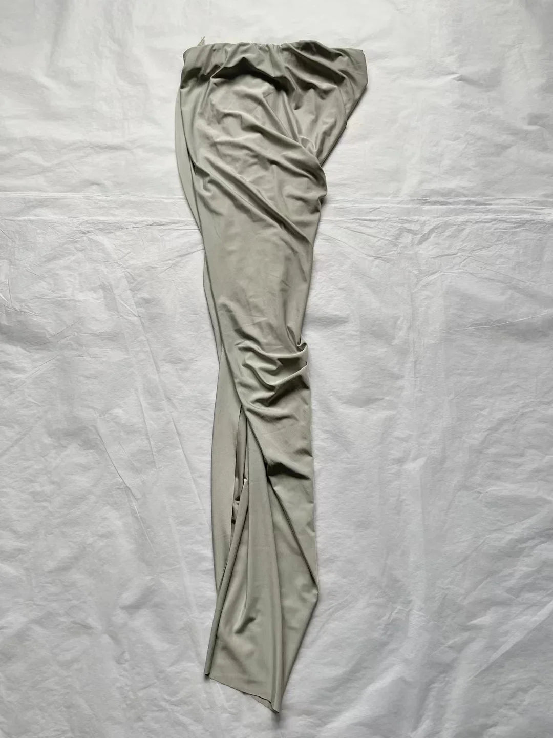 2024SS Summer Luxury New Women Slit Chic Casual Midi Skirt for Ladies 2 Color Gdnz 3.13 Beige