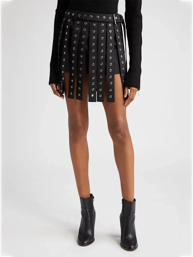 Solid Patchwork Belts Blazers For Women Notched Collar Long Sleeve Patchwork Single Breasted Chic Blazer Female New