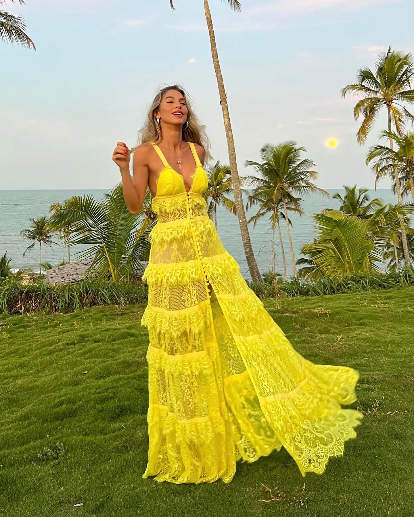 Summer New In Women Dresses Sexy Party Club Evening Dress Fashion Robes Multy-Layer Ruffle Female Chic Gown Women Clothing