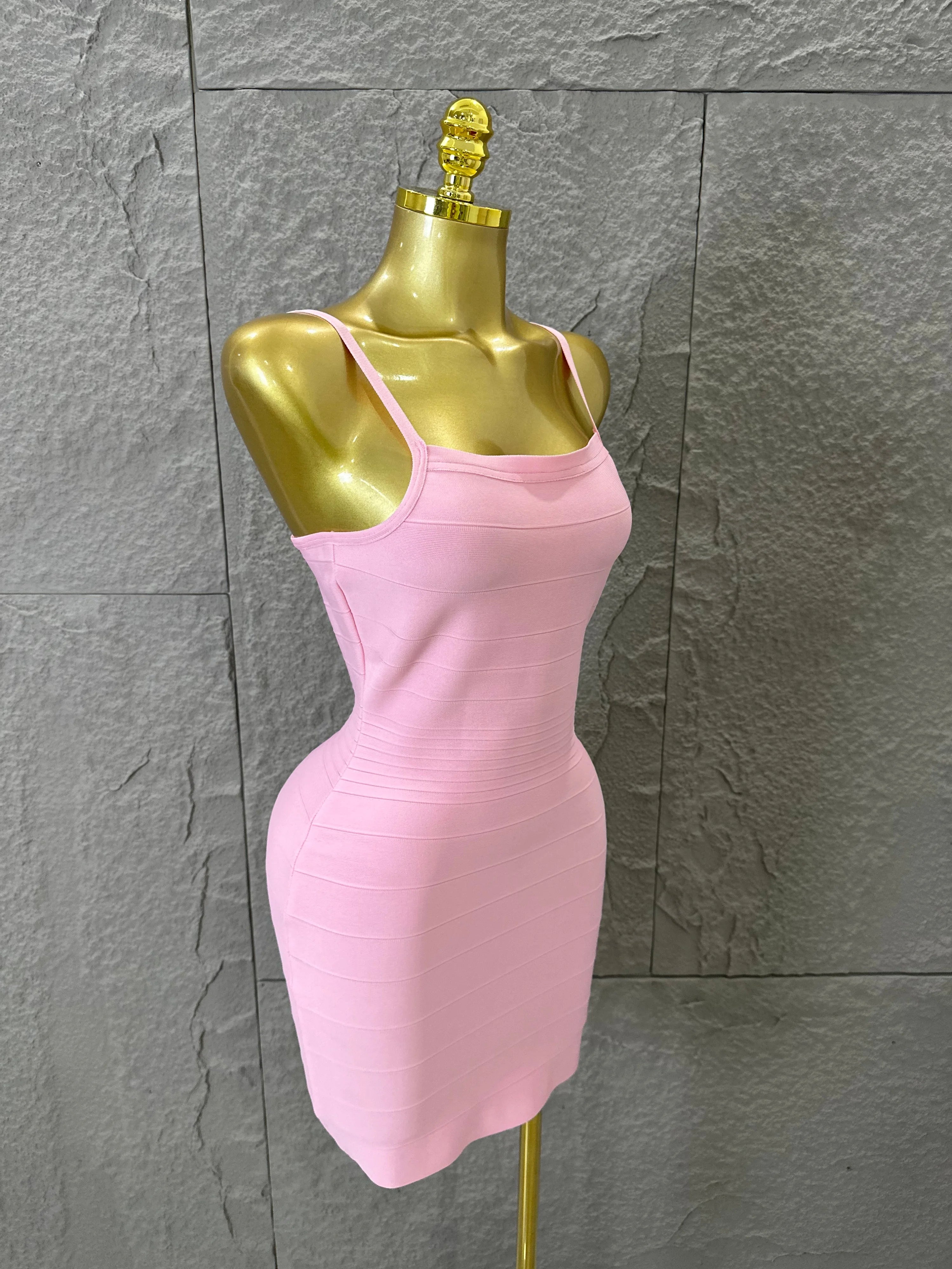 Chic Burgundy Bandage Mini Dress Women Spaghetti Strap Square Neck Bodycon Formal Event Casual Wear Costume