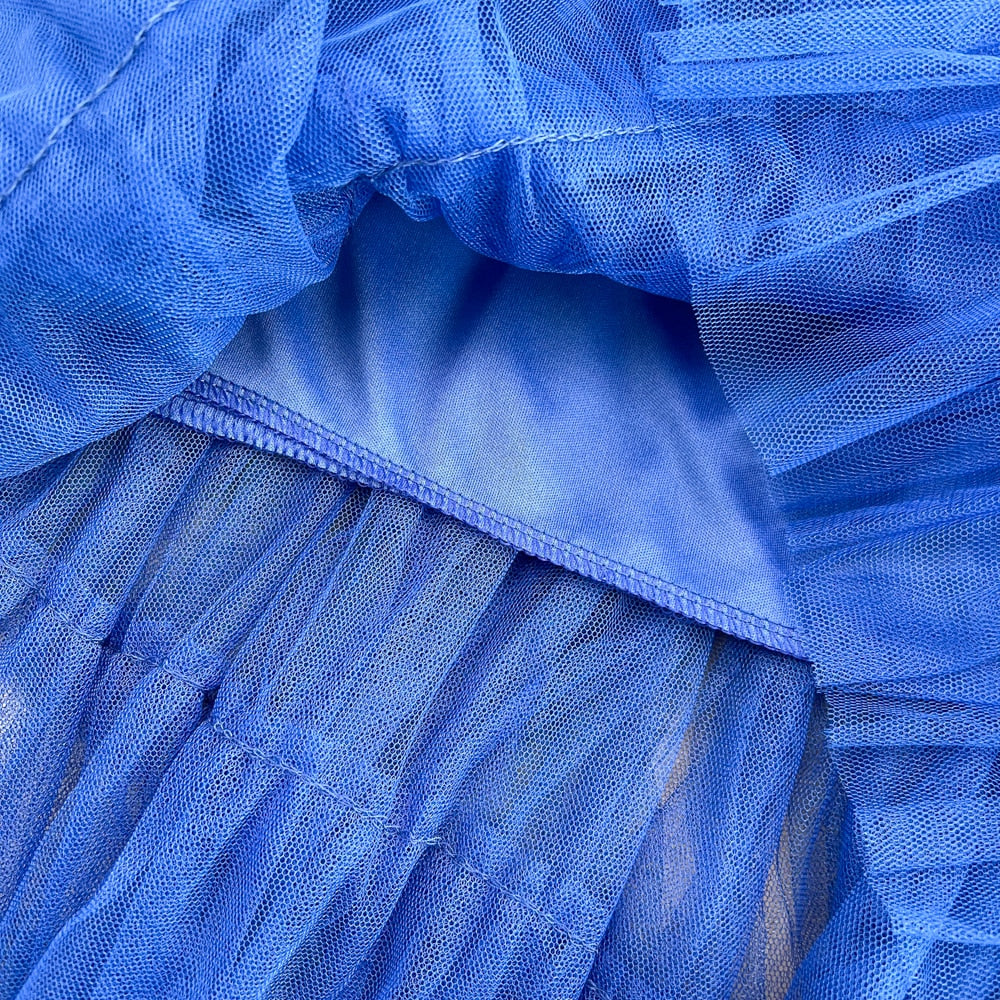 Super Long 97cm Maxi Tulle Skirts for Women 2024 New Chic Patchwork Cake Skirt Multilayer Large Swing A-Line Skirts Mujer Faldas