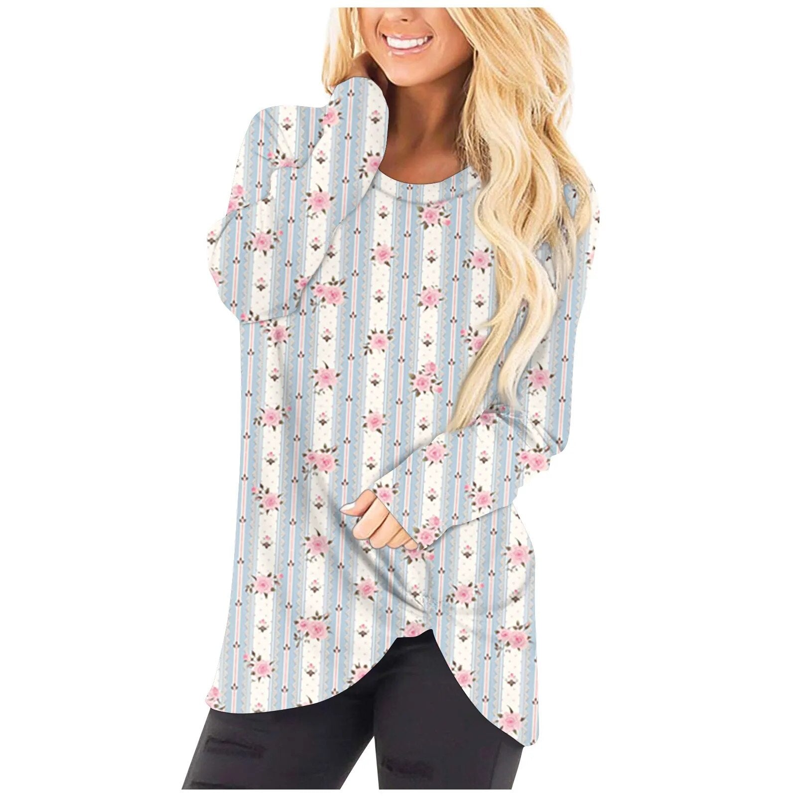 Sweatshirt Women Fashionable Round Neck Women Pullover Winter 2024 New Long Sleeves Women Sweatshirts Luxury Hoodies Women Light Gray