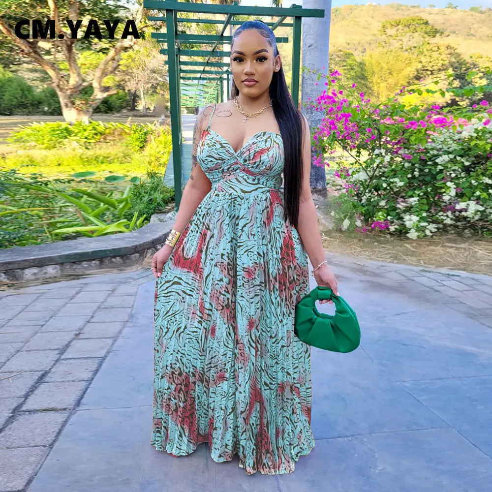 Women Leopard Spaghetti Strap Loose Wide Leg Sleeveless Jumpsuit 2023 Summer Street Playsuit One Piece Suit Romper