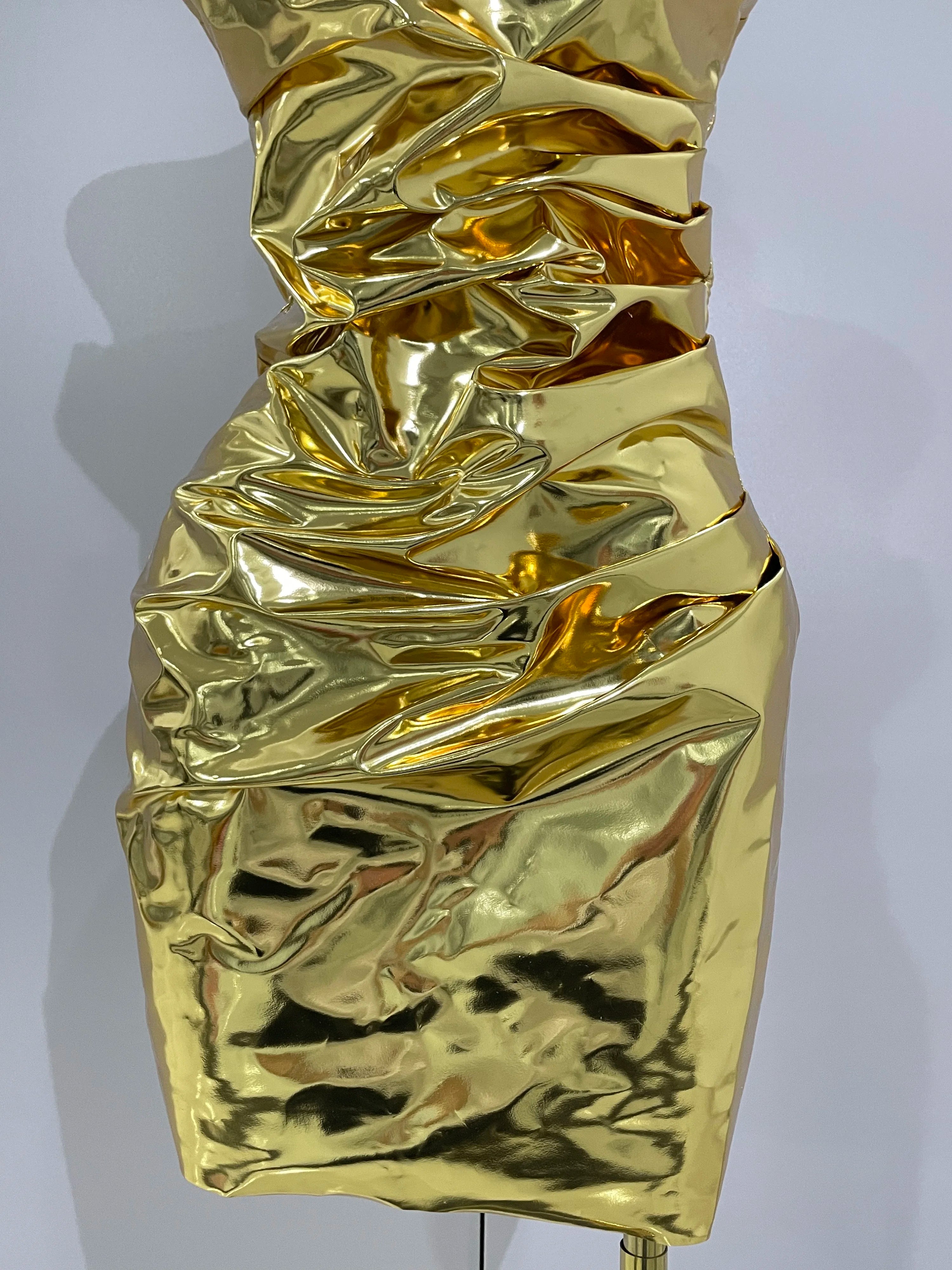 2025 New Sparkly Diamonds Crystal Sexy Mesh See Through Bodycon Mini Dress Women Birthday Party Celebrate Performance Costume