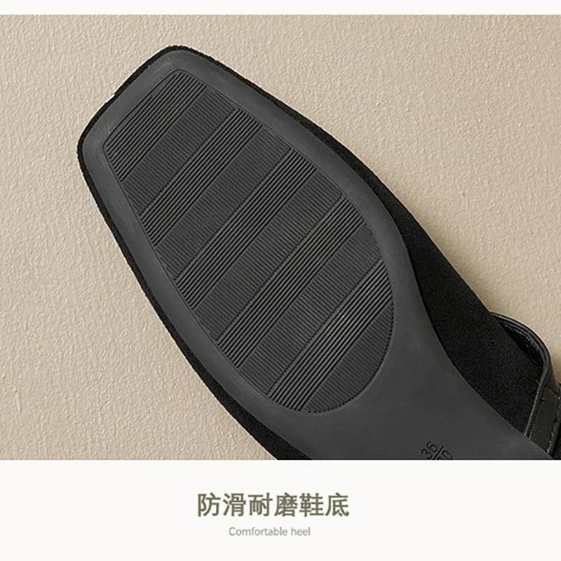 New spring women's shoes Fashionable design Marie-Jane shoes Women's casual high heels and boat shoes Office and party wear