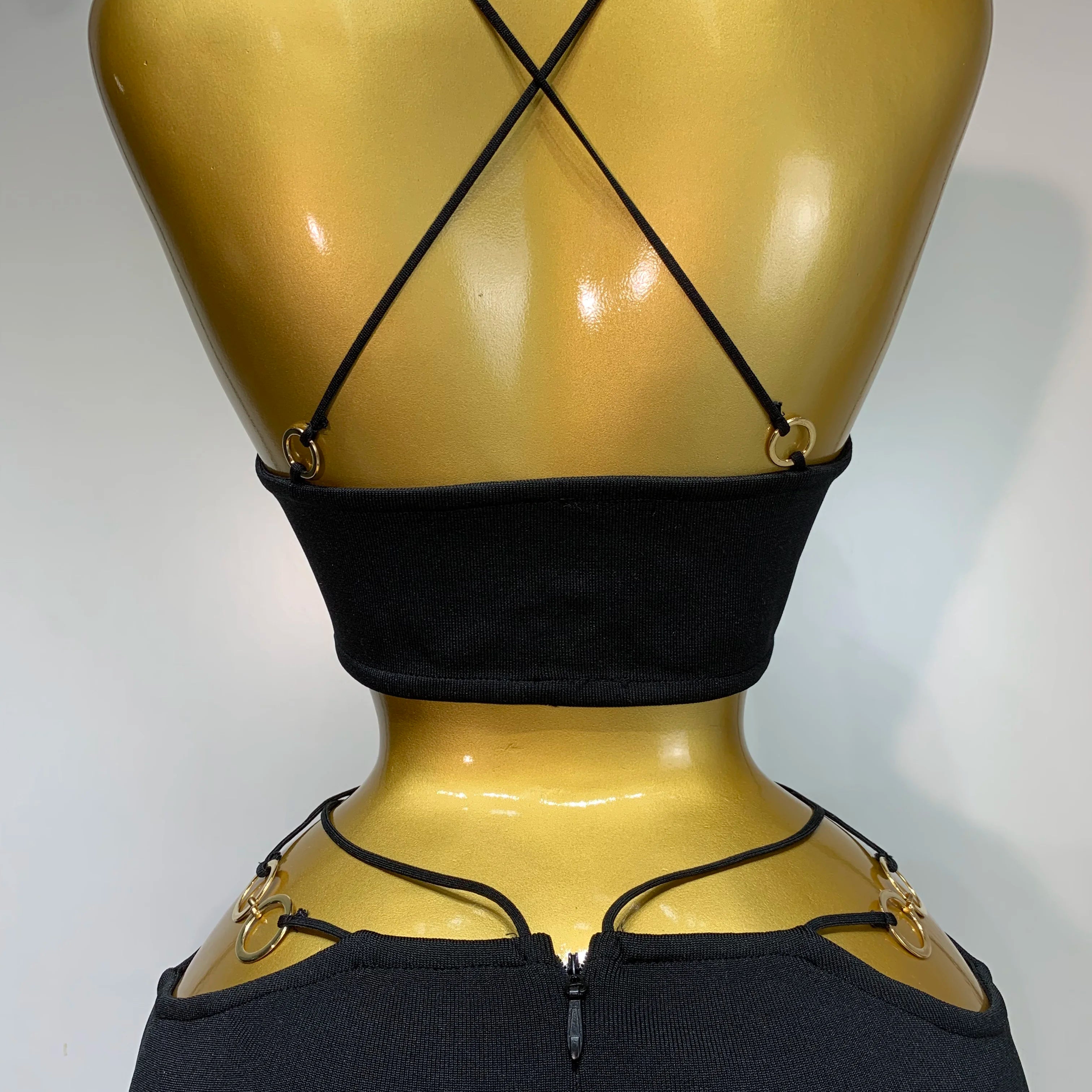 Women Sleeveless Sexy Spaghetti Strap Hollow Out Bodycon Long Bandage Dress 2025 Celebate Elegant Luxury Birthday Club Dresses