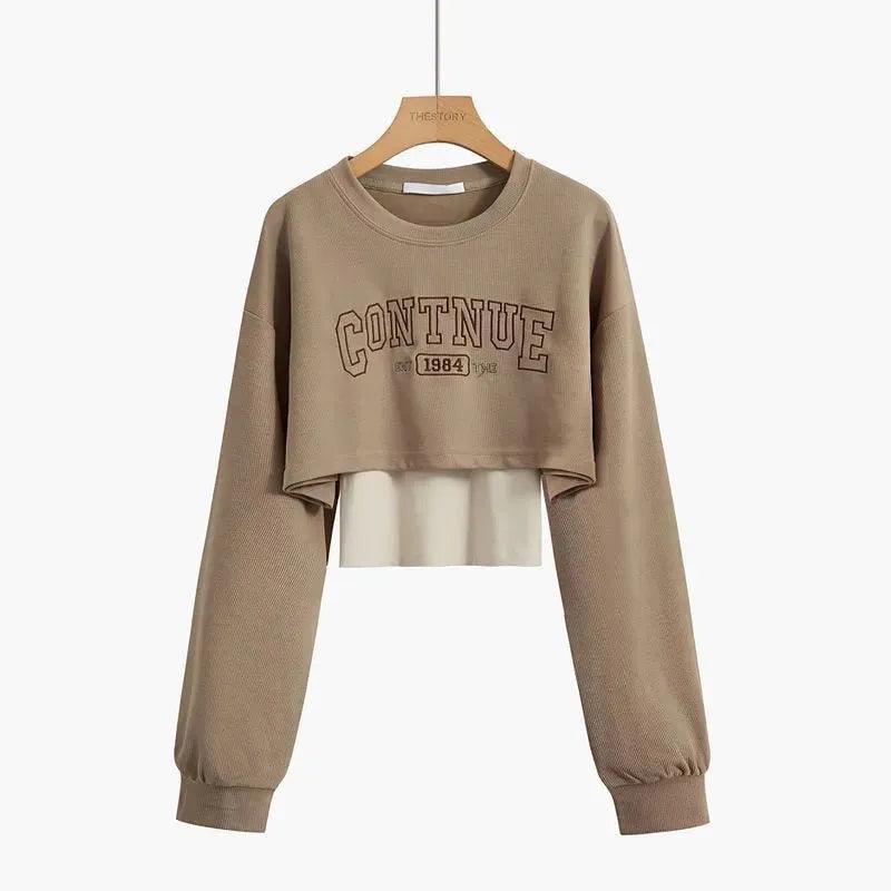 Women's Autumn Tracksuit Suit Korean Elegant Casual Short Long Sleeve Sweater+Vest+Spoort Pants 3 Piece 2024 New Matching Set Khaki Sweater