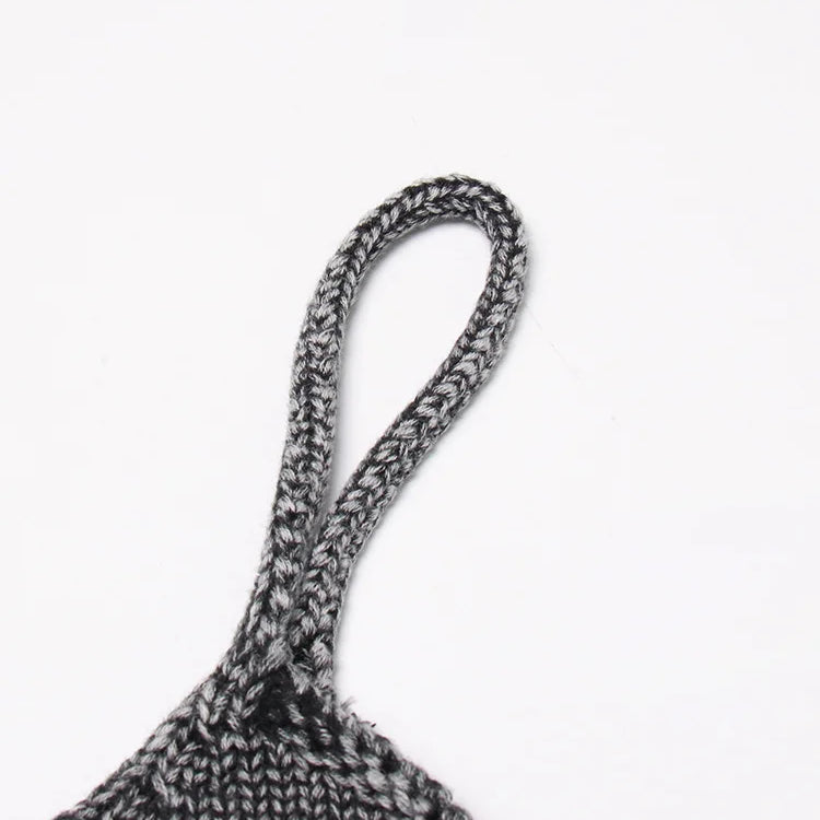 Streetwear Denim Two Piece Set Womens Square Collar Sleeveless Tanks O Neck Long Sleeve Tops Knitting Female Sets