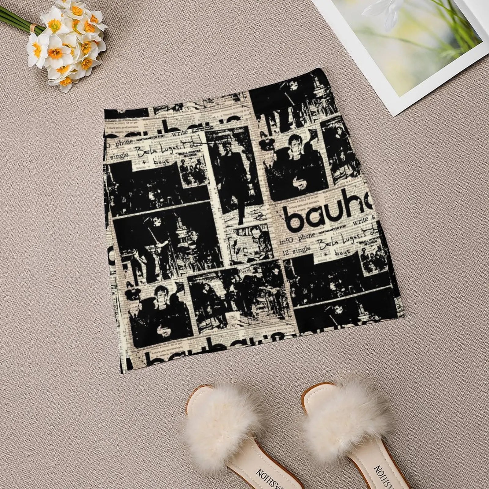 80S POST PUNK BAND / BHS Light Proof Trouser Skirt Clothes for summer luxury designer clothing women skirts summer woman