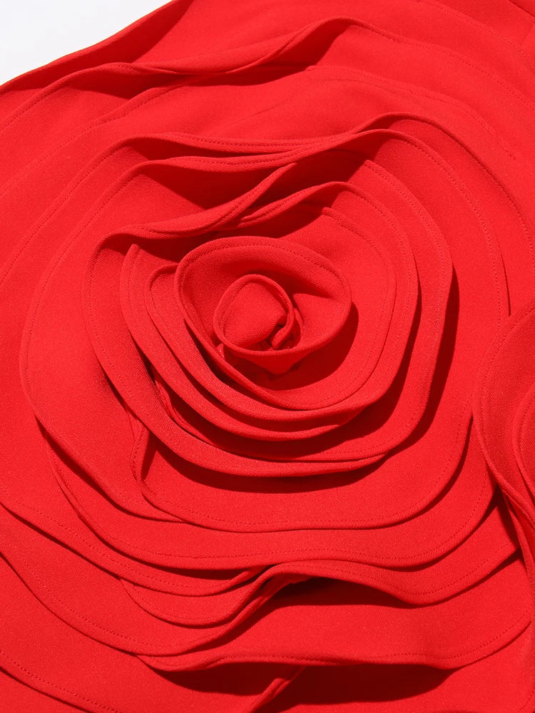 Solid Sexy Patchwork Appliques Dress For Women Strapless Sleeveless High Waist Spliced Zipper Mini Dresses Female