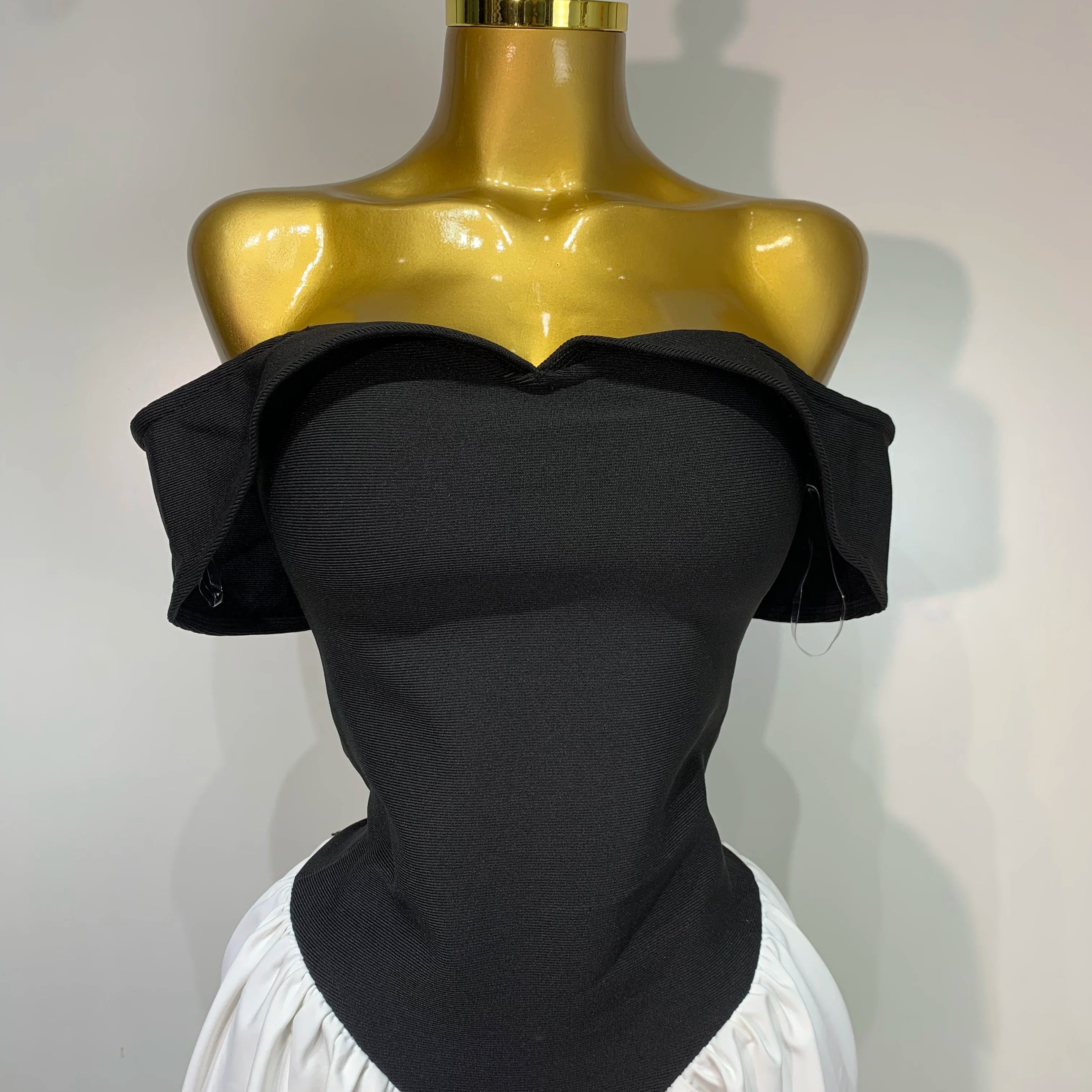 Women Sexy Off Shoulder Black And White Bandage Mermaid Long dress 2025 Formal Evening Party Elegant Luxury Birthday Dress