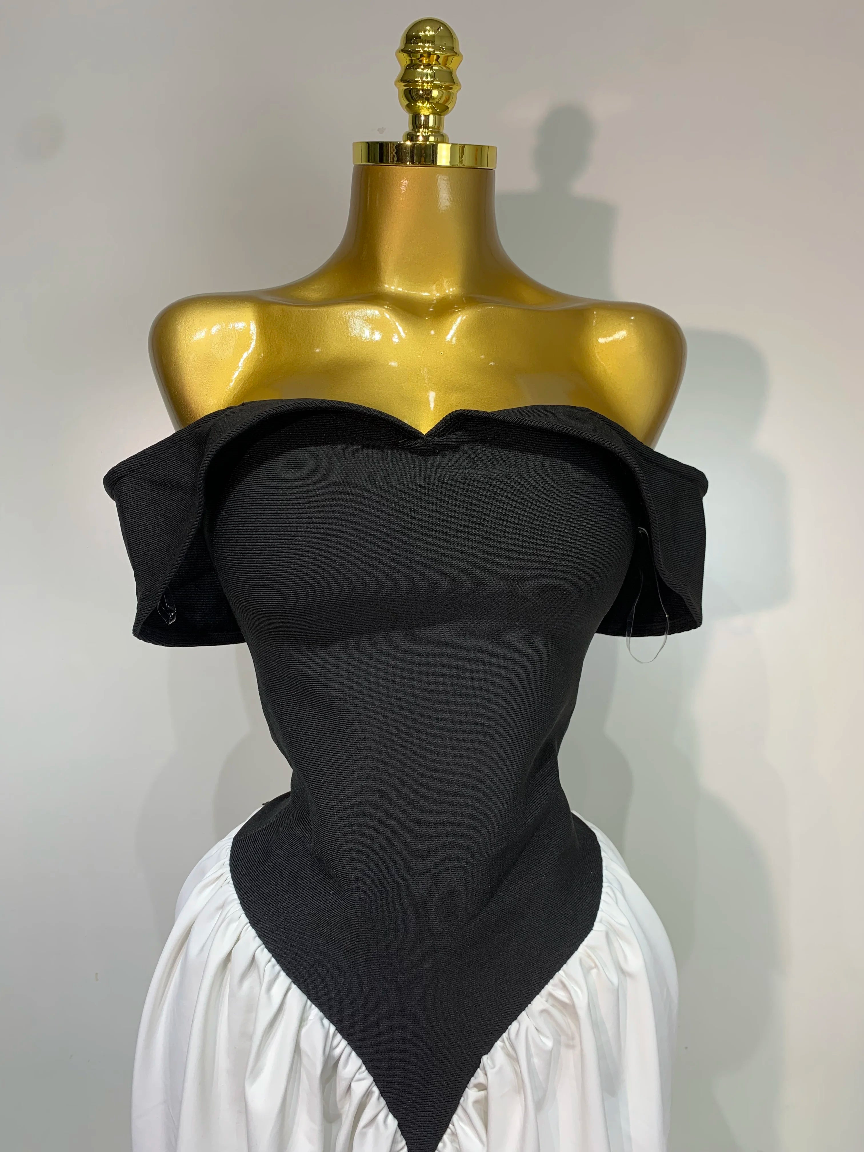 Women Sexy Off Shoulder Black And White Bandage Mermaid Long dress 2025 Formal Evening Party Elegant Luxury Birthday Dress