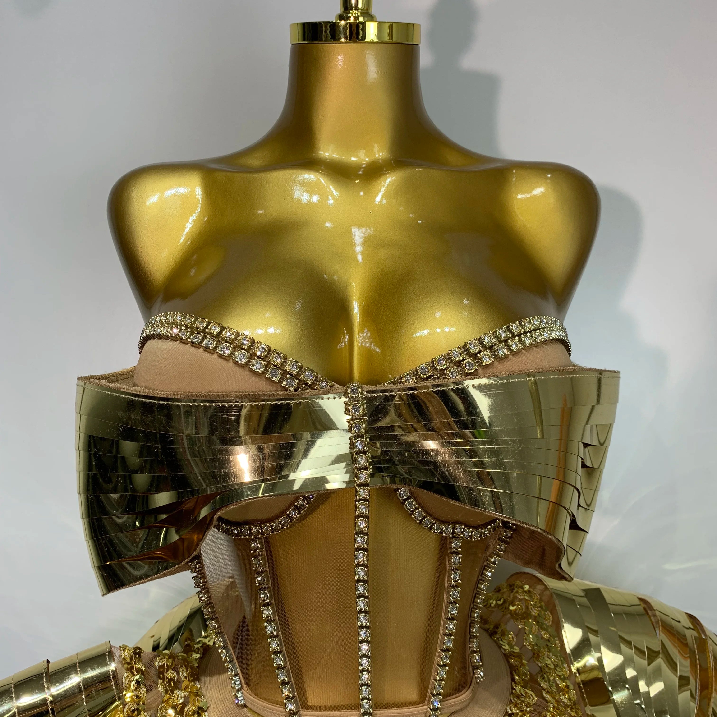 Women Stage Performance Costume Two Piece Set Silver Sequins Rhinestone Fancy Outfit Sexy Backless Shiny Birthday Party Dresses