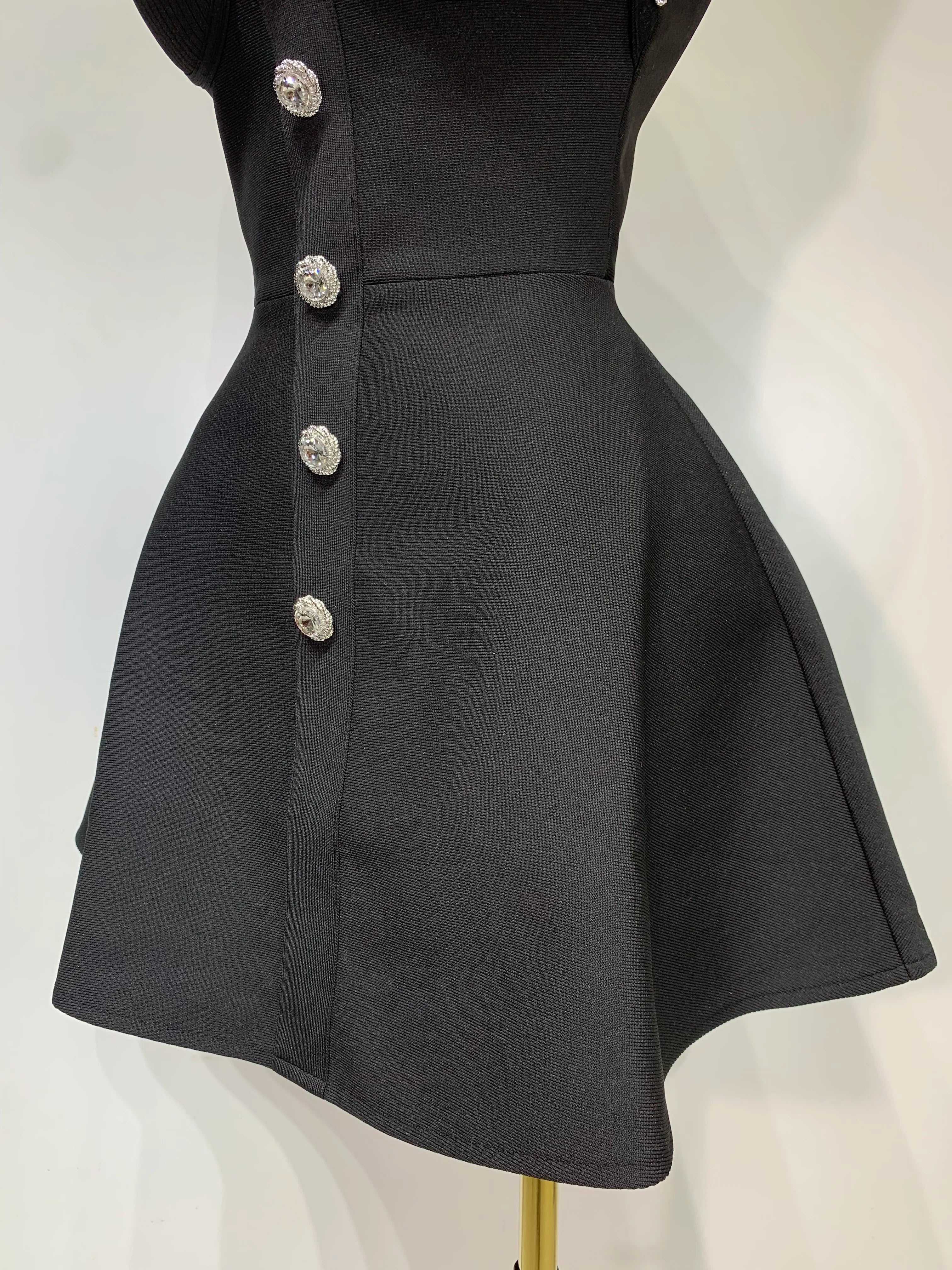 Fashion Women Luxury Party Dress Halter Sleeveless Backless Sparkly Rhinestone Bandage Dresses 2025 Elegant Evening Club Wear