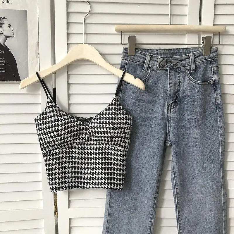 Crop Top Women Sexy Wireless Push Up Padded Tank Top Slim Was Thin Sports Summer Camisole New