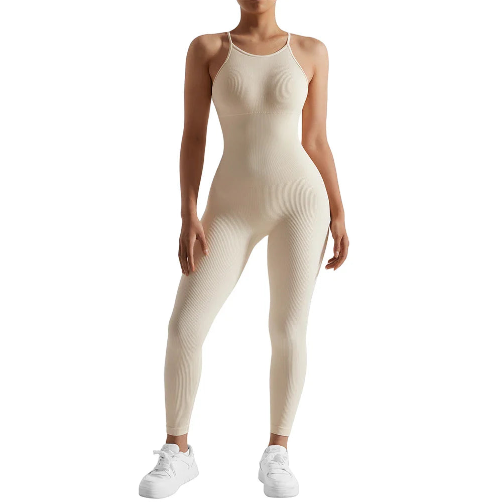 Bodycon Jumpsuits Women Sportwear Casual Streetwear Fitness Outfit Gym Clothings Rompers Overalls Playsuits Bodysuit Female SJWC006AP