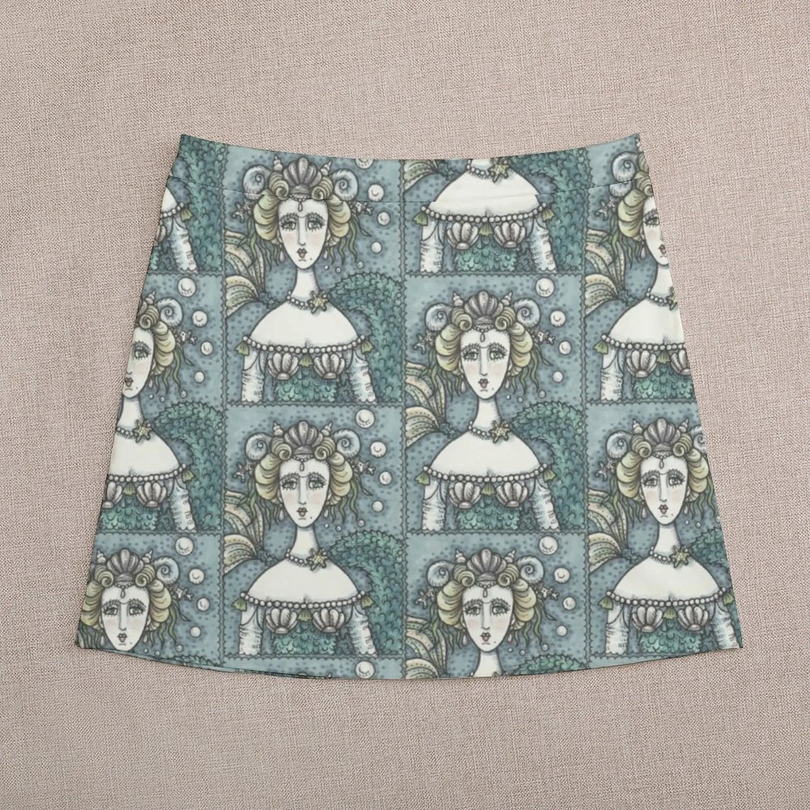 GOTH MERMAID NEPTUNES PARAMOUR Mini Skirt Summer dress korean ladies summer Female clothing luxury clothes women