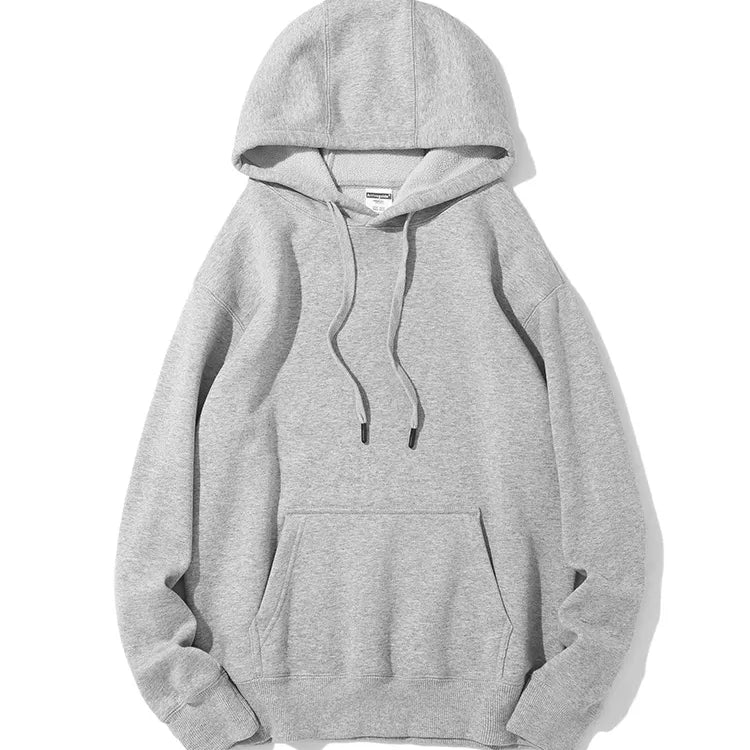 Streamgirl Winter Warm Fleece Hoodies For Women Green White Loose Sweatshirts With Hoodie Pink Pullover Hoodies Women Velvet Top Heather grey