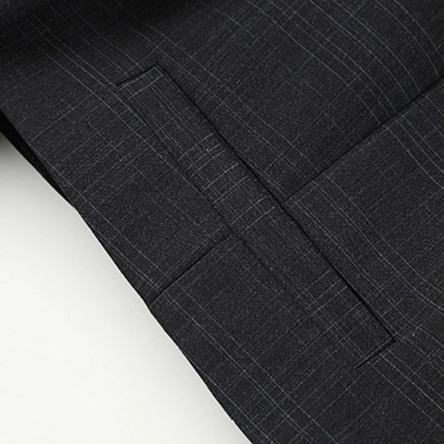 Solid Slimming Spliced Appliques Elegant Jackets for Women Lapel Long Sleeve Patchwork Button Fashion Jacket Female